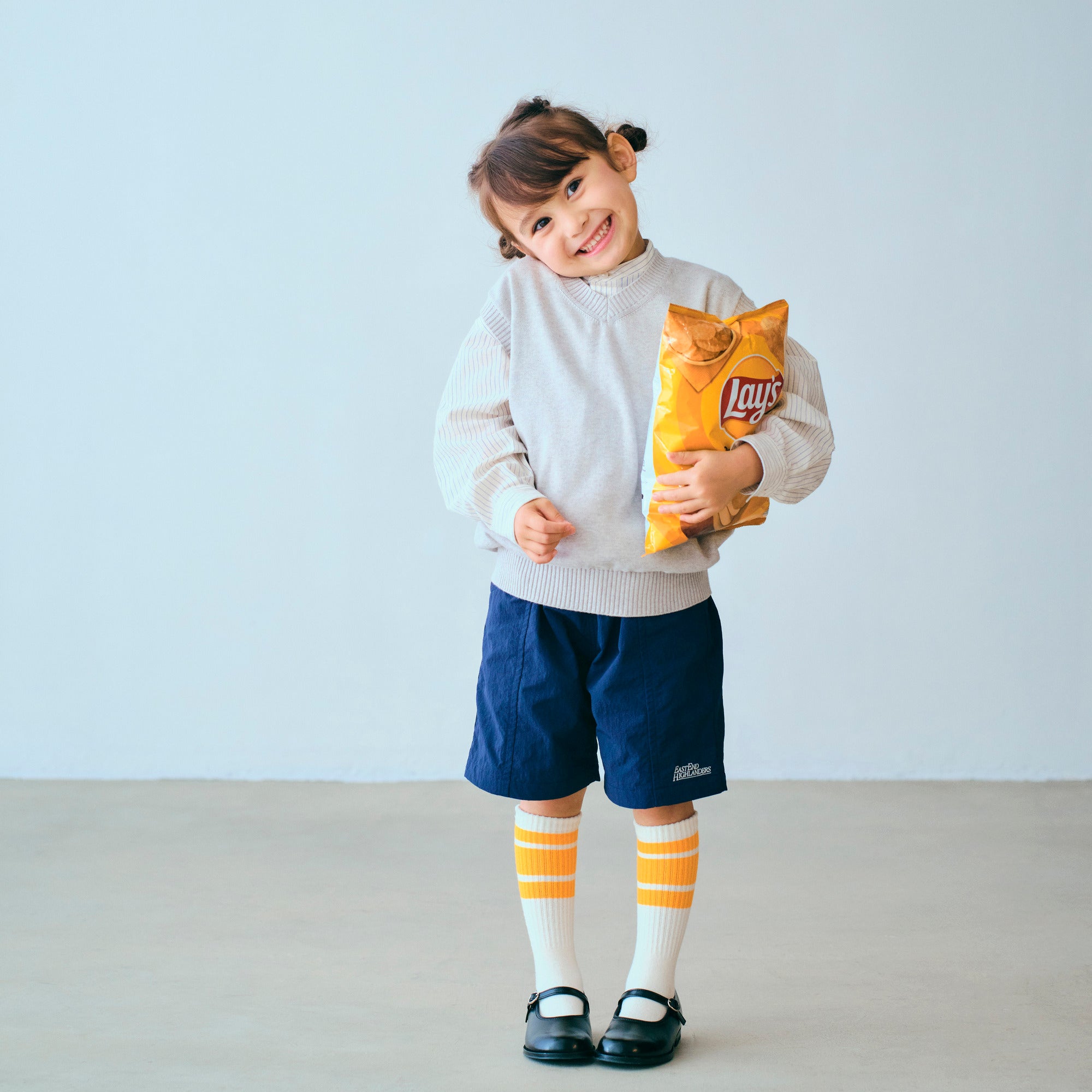 Boys & Girls Navy Shorts