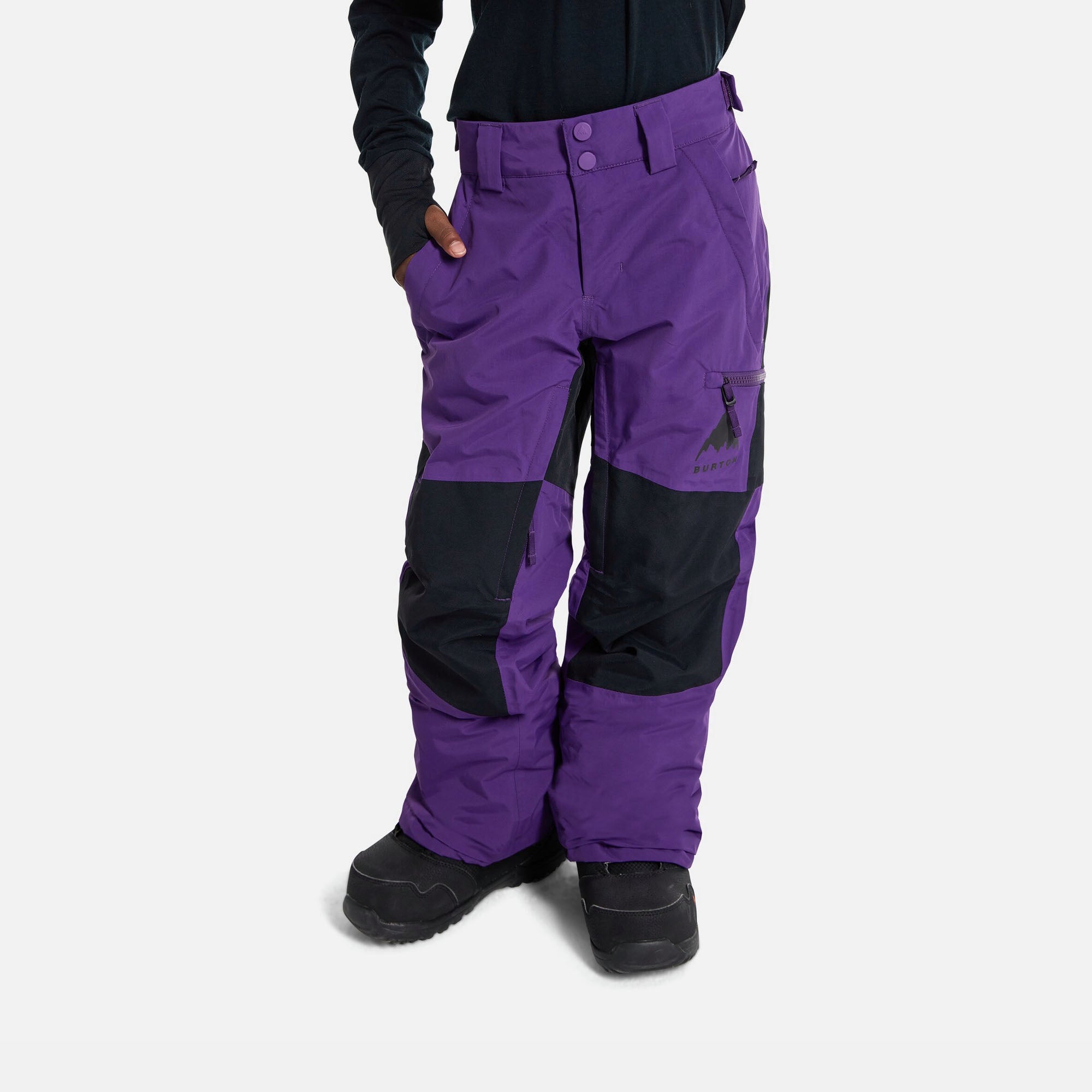 Boys & Girls Purple 2L Ski Trousers