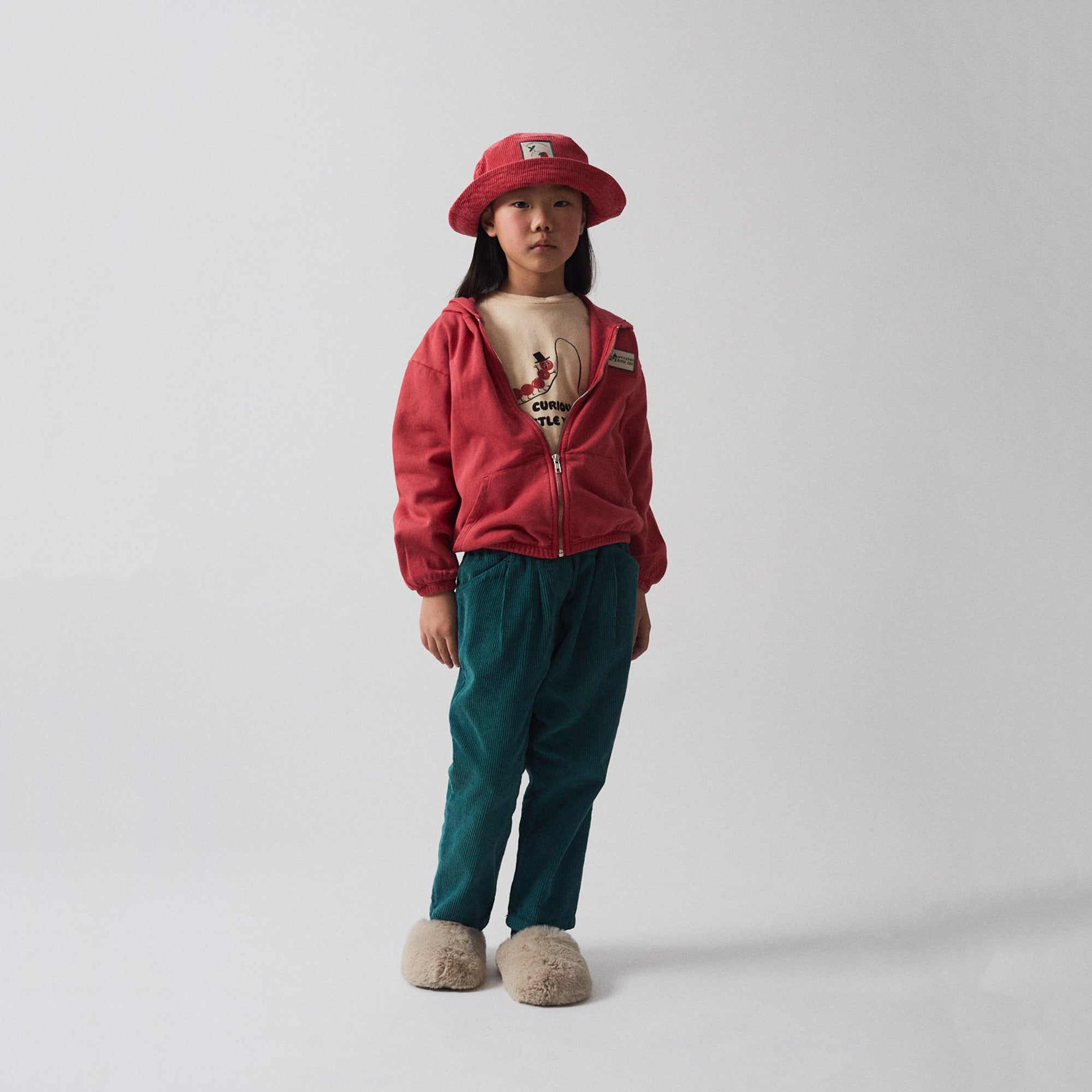 Boys & Girls Red Zip-Up Top