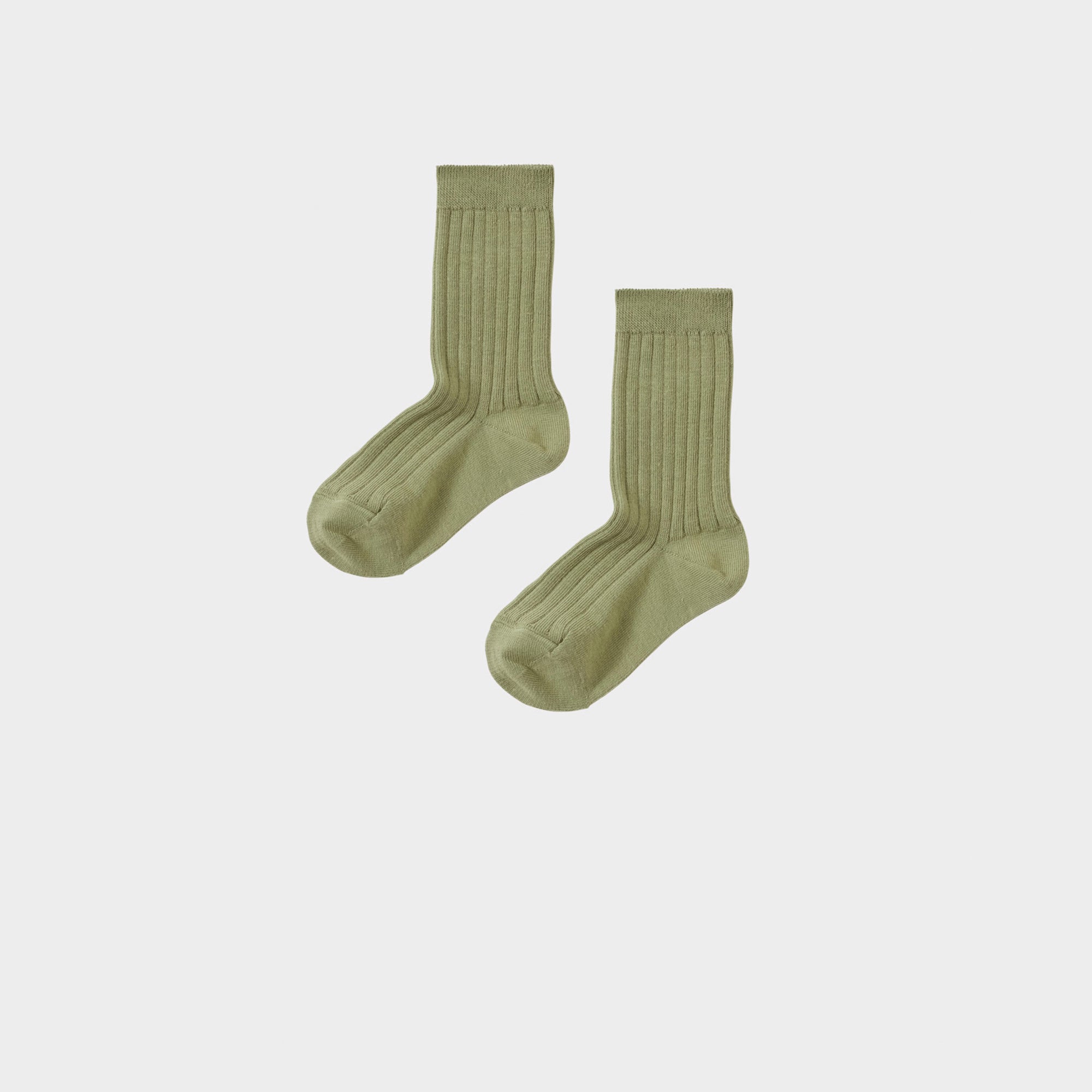 Boys & Girls Green Cotton Socks