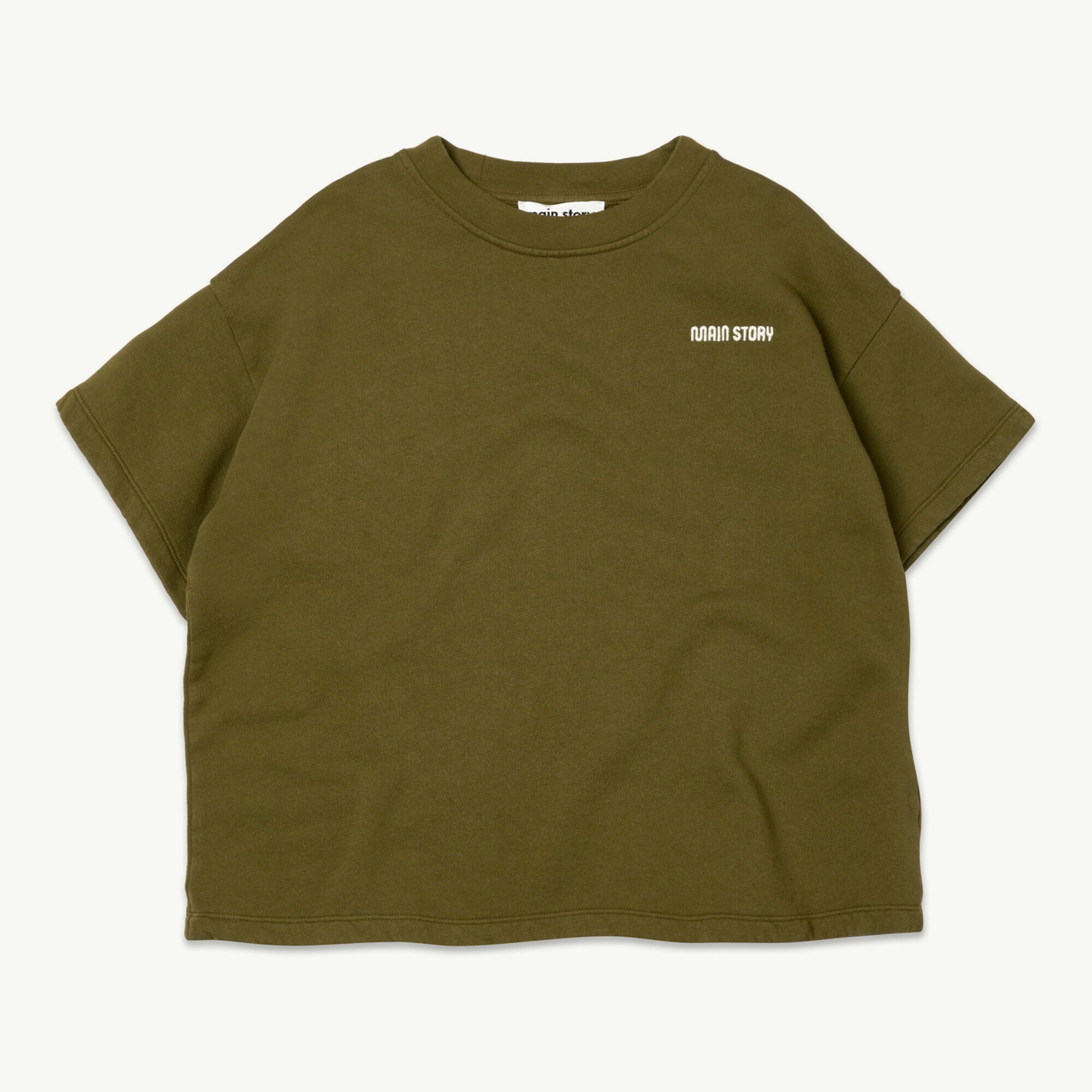 Boys & Girls Olive Cotton T-Shirt