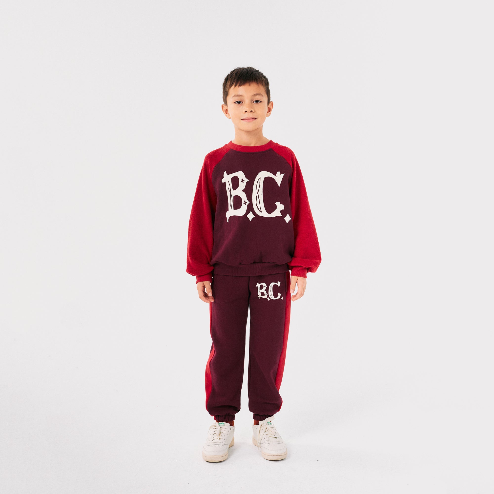 Boys & Girls Wine Red Cotton Trousers