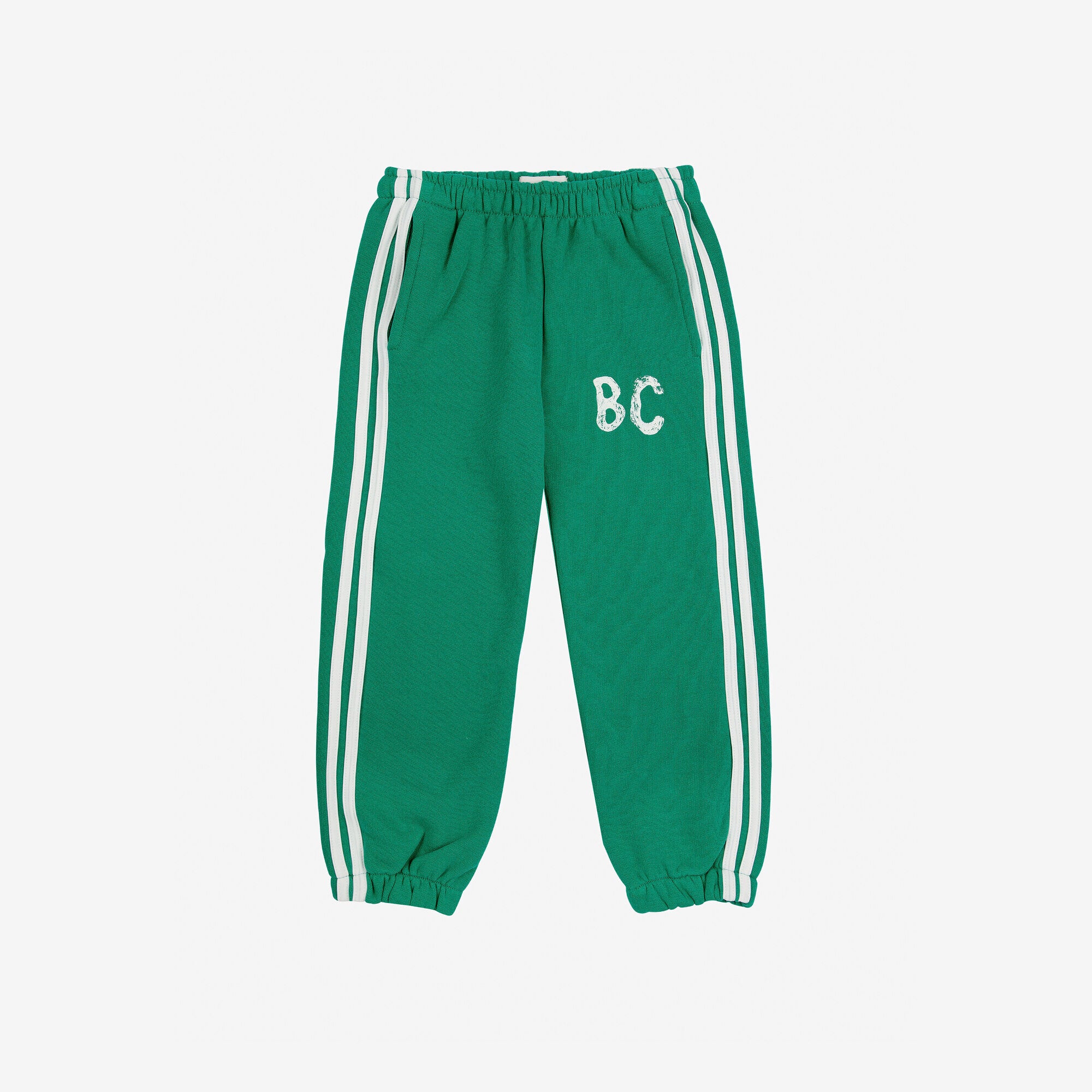 Boys & Girls Green Cotton Trousers