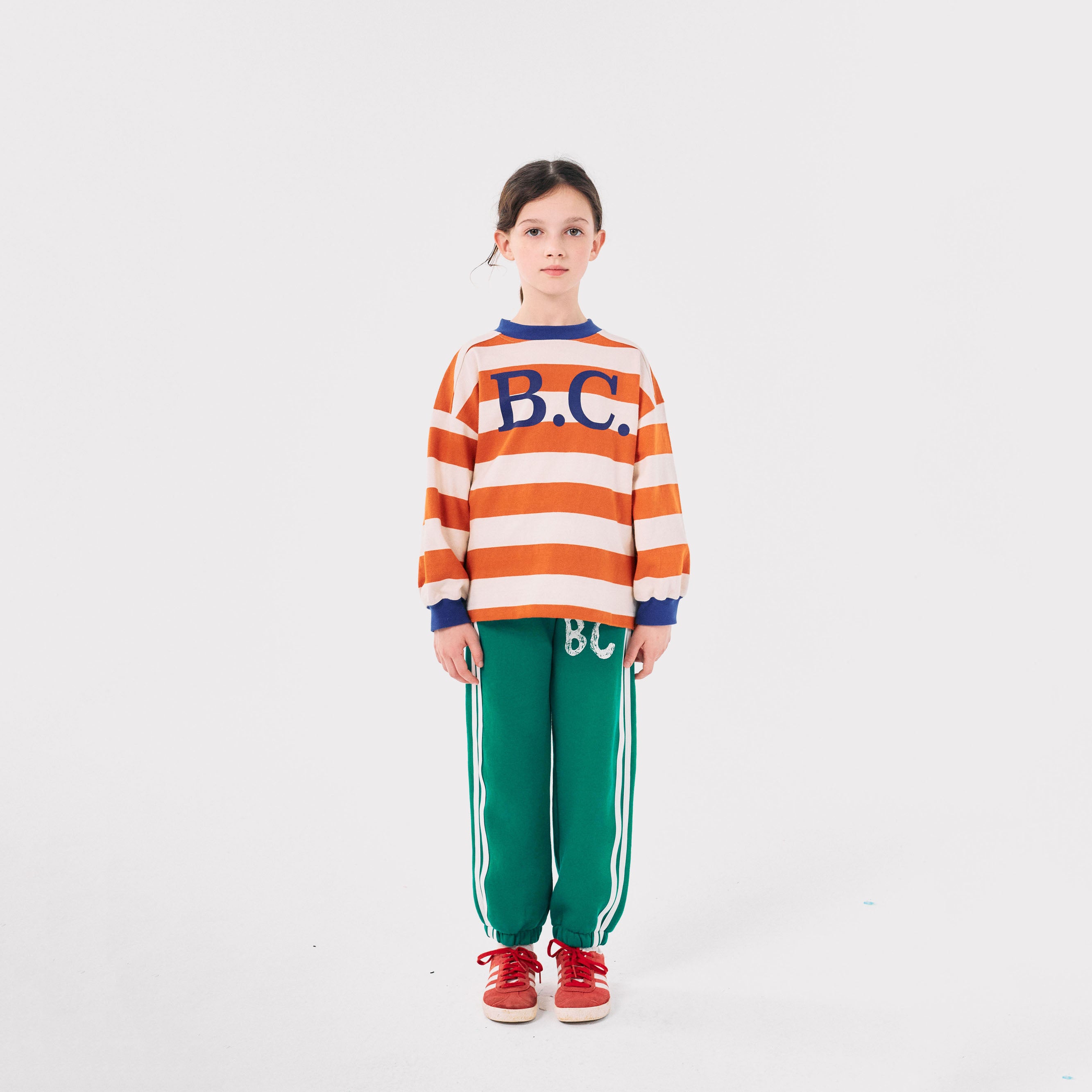 Boys & Girls Green Cotton Trousers