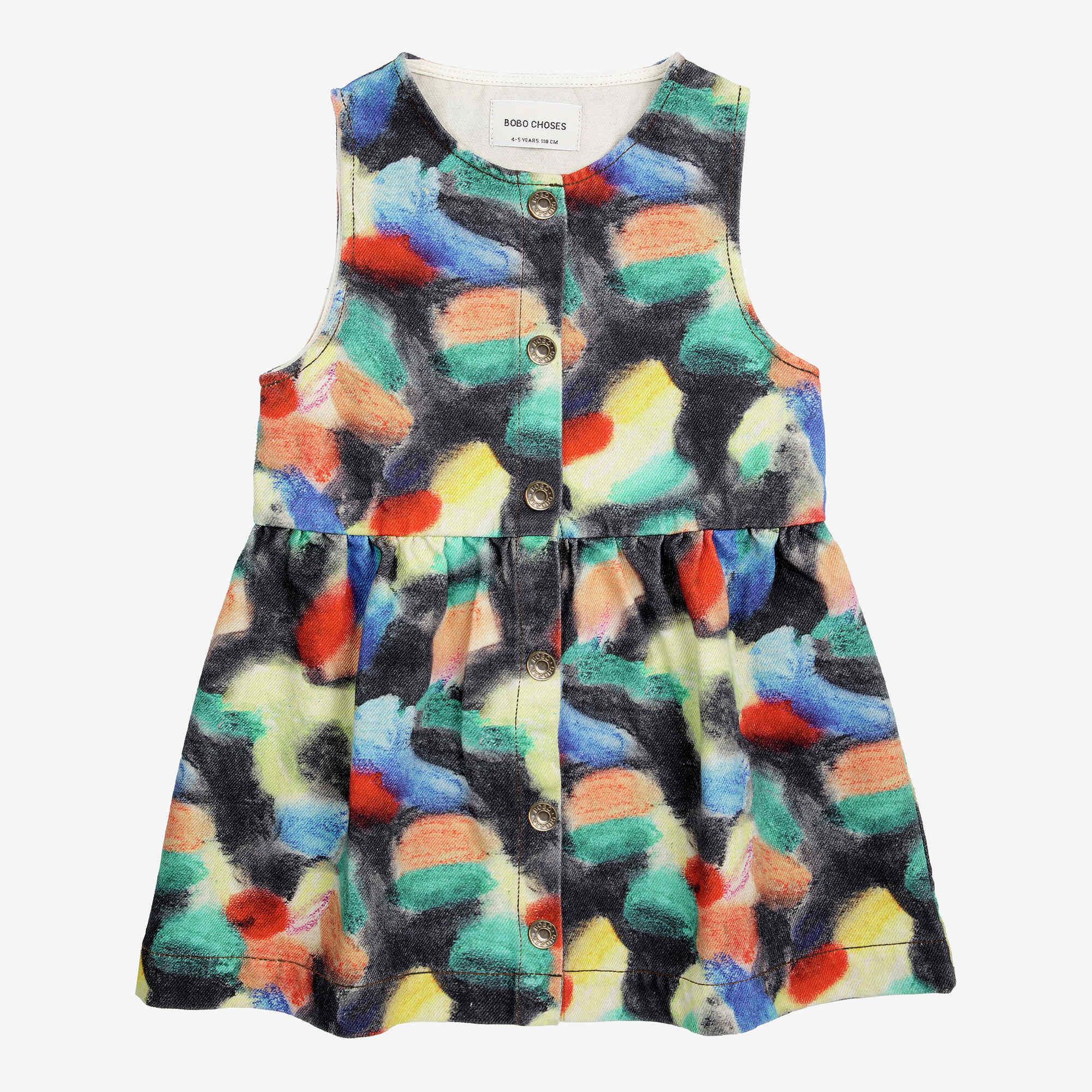 Girls Multicolor Cotton Dress