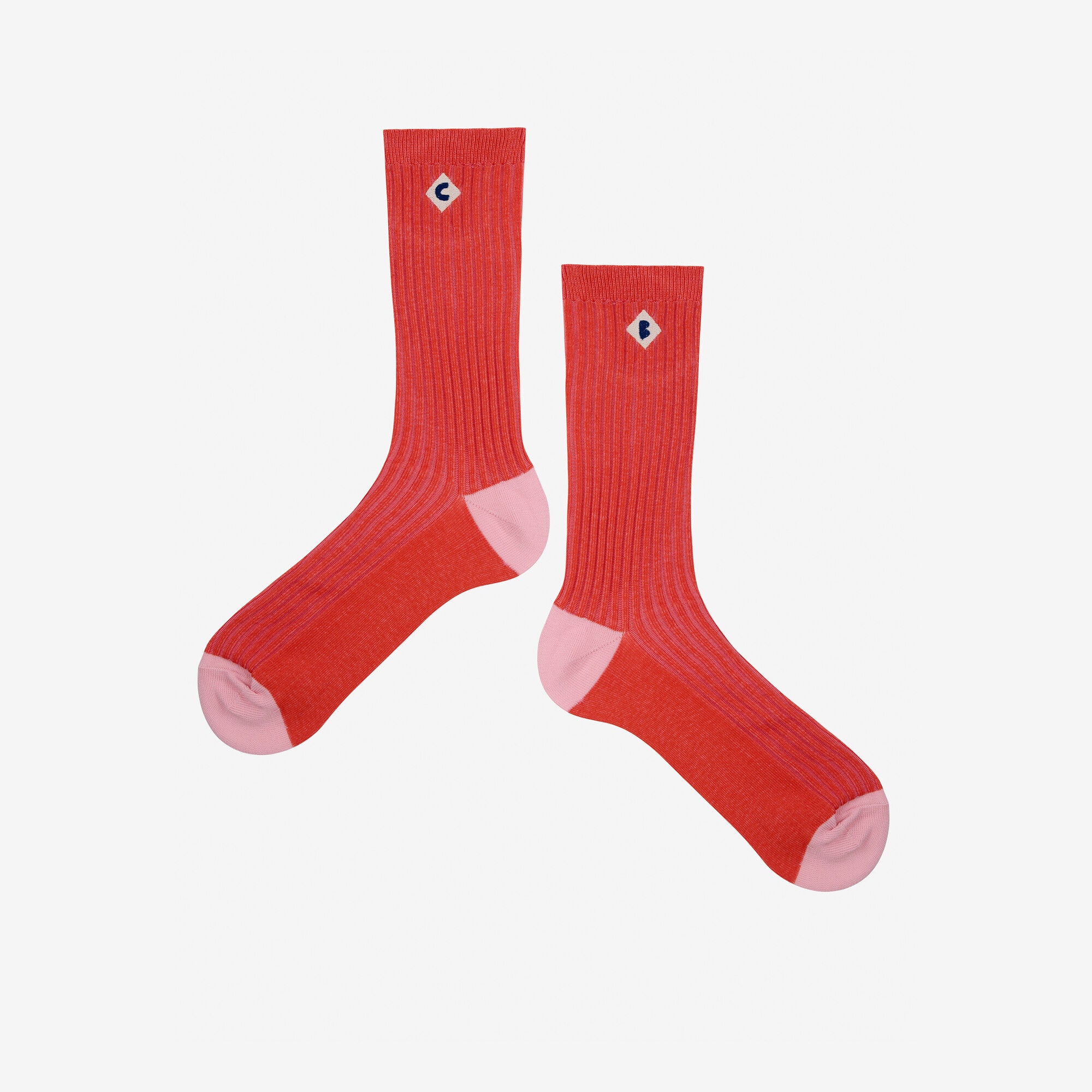 Women Red Cotton Socks