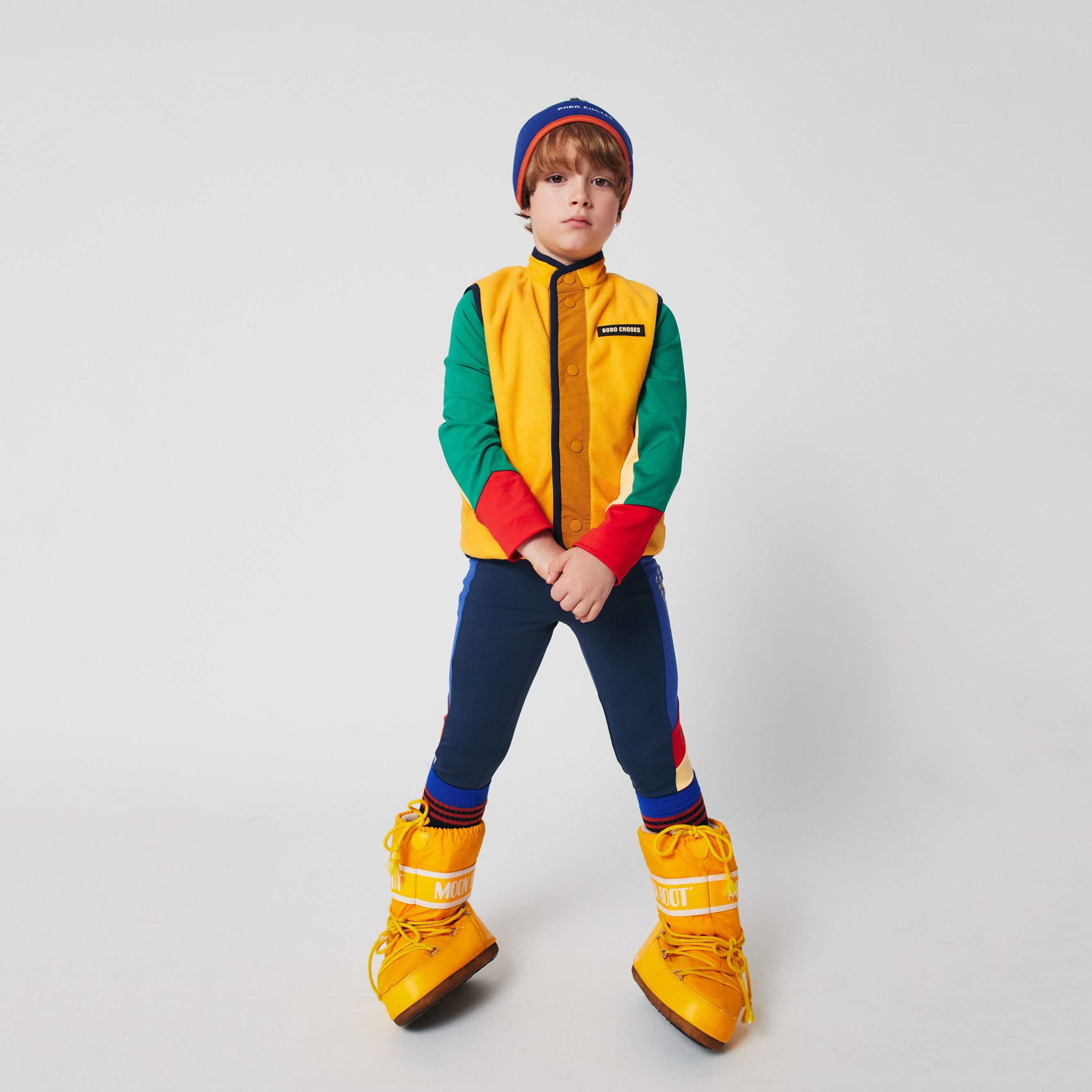 Boys & Girls Multicolor Check Reversible Gilet
