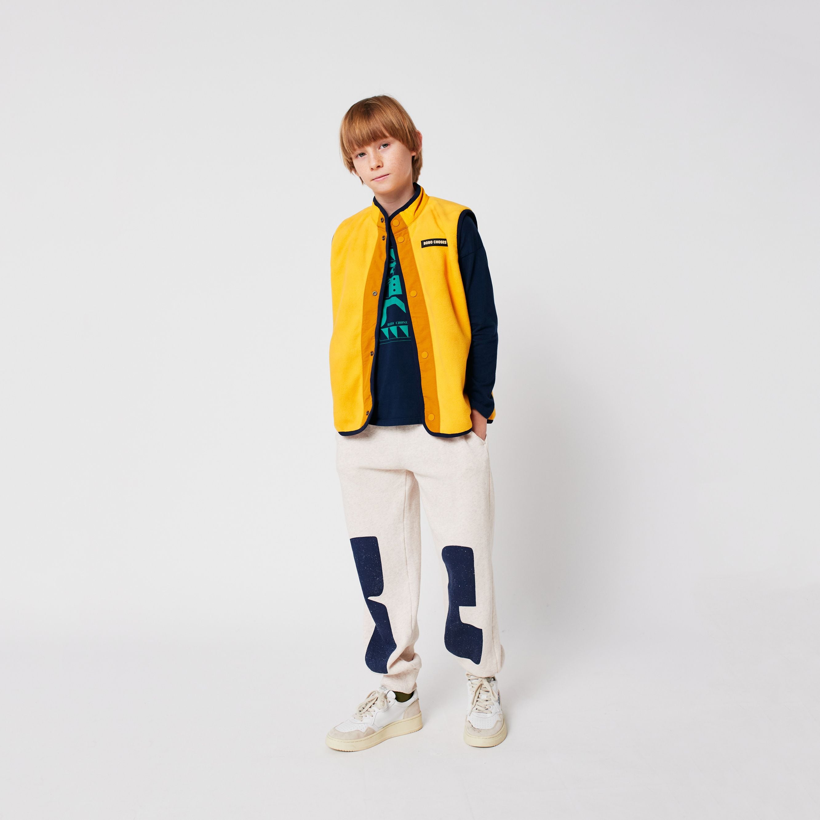 Boys & Girls Multicolor Check Reversible Gilet