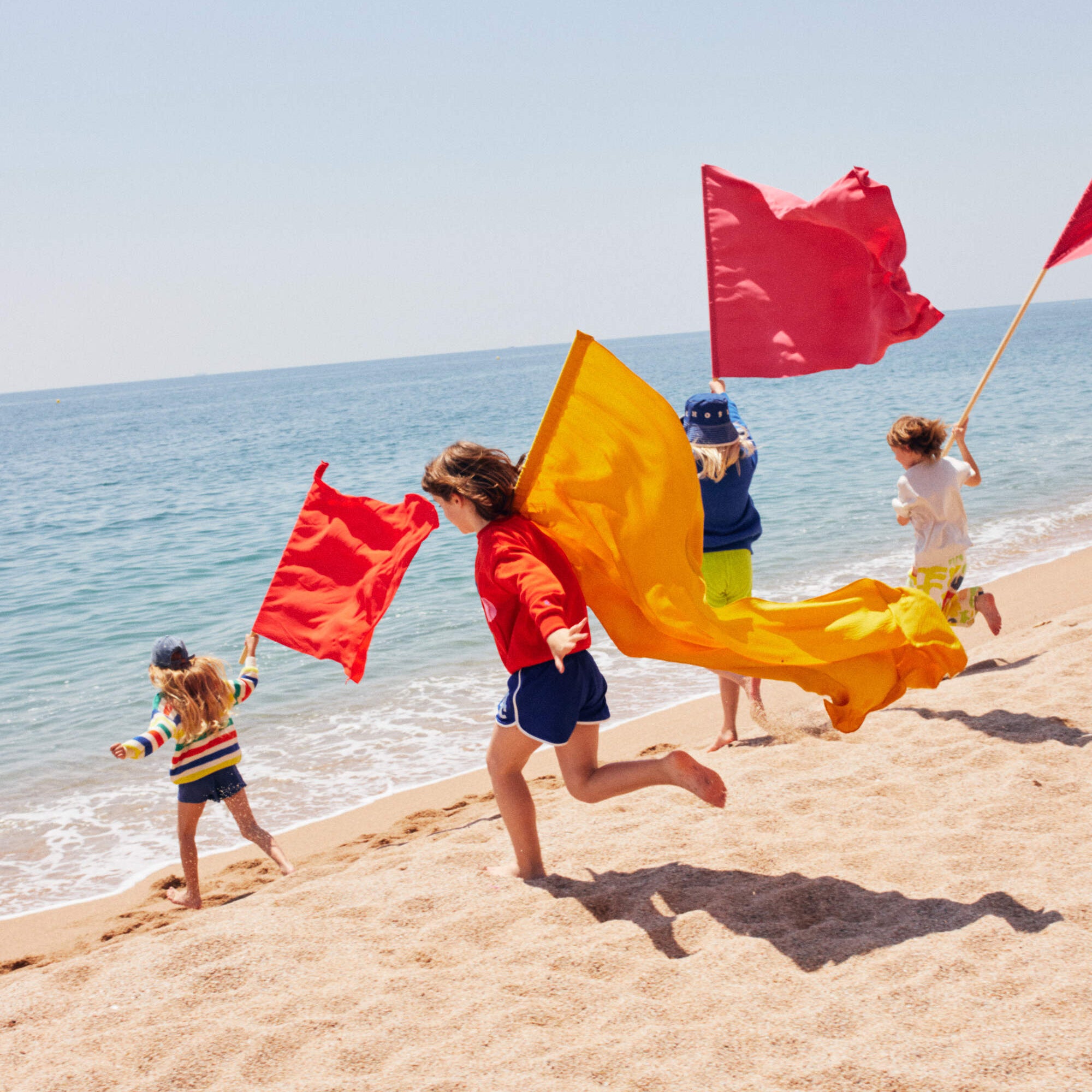 Boys & Girls Blue Swim Shorts