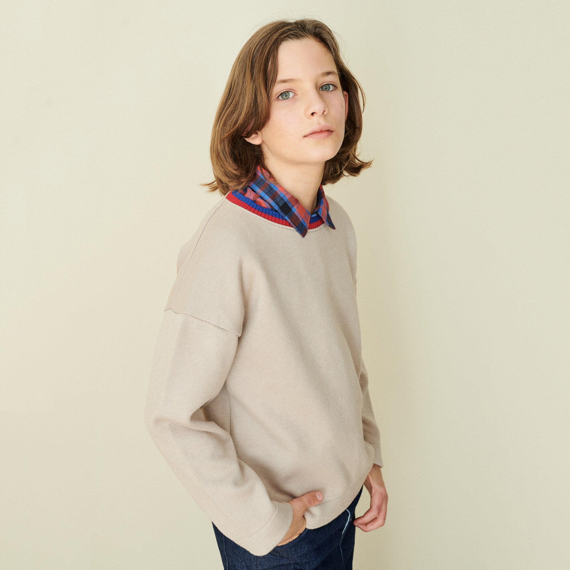 Boys & Girls Beige Sweater