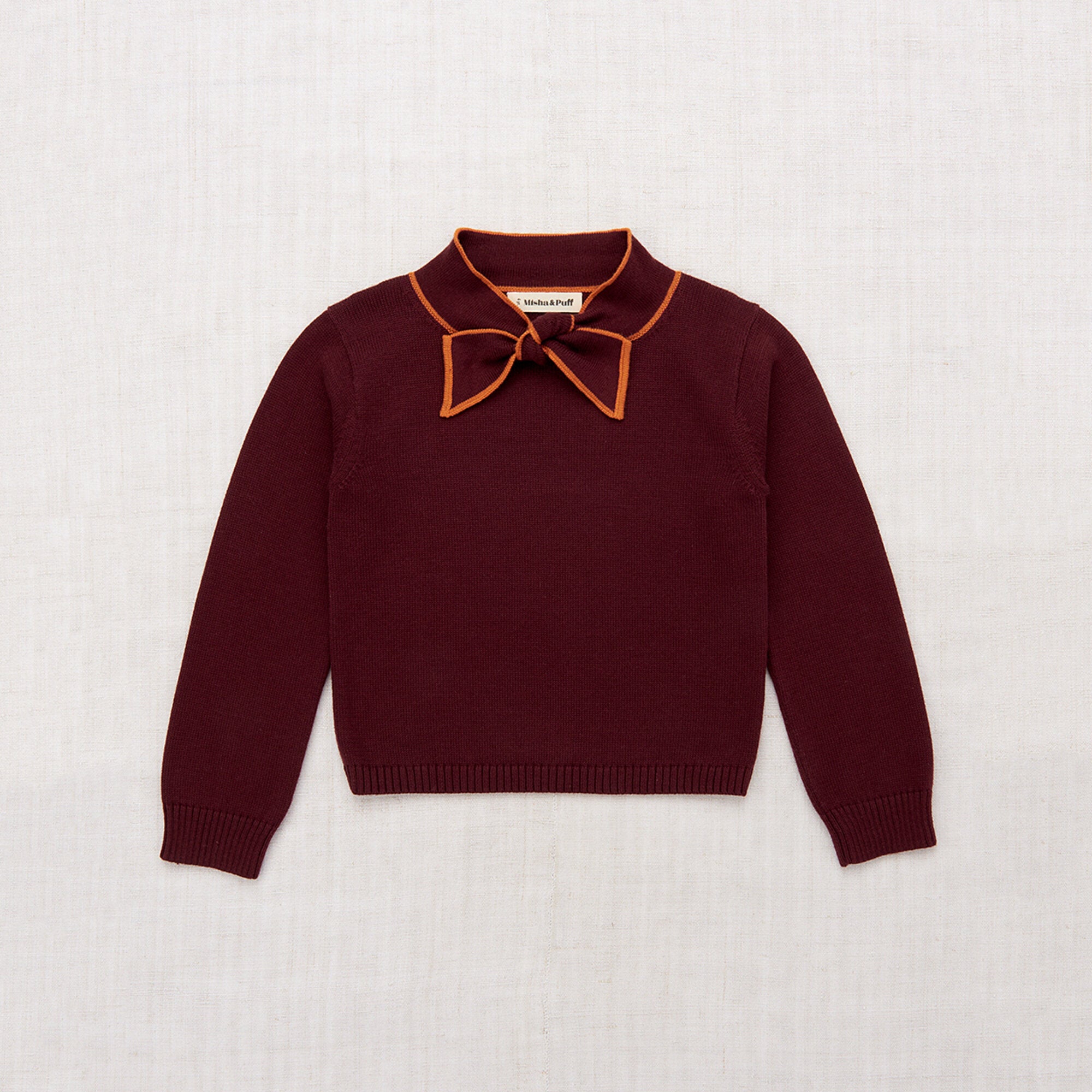 Boys & Girls Wine Red Cotton Sweater