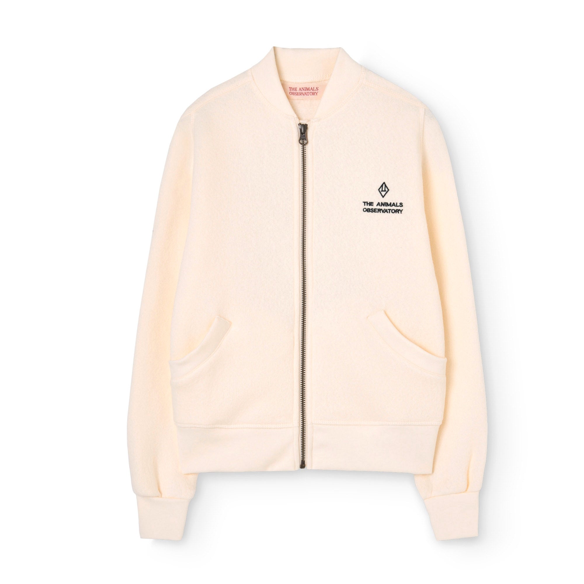 Boys & Girls White Zip-Up Jacket