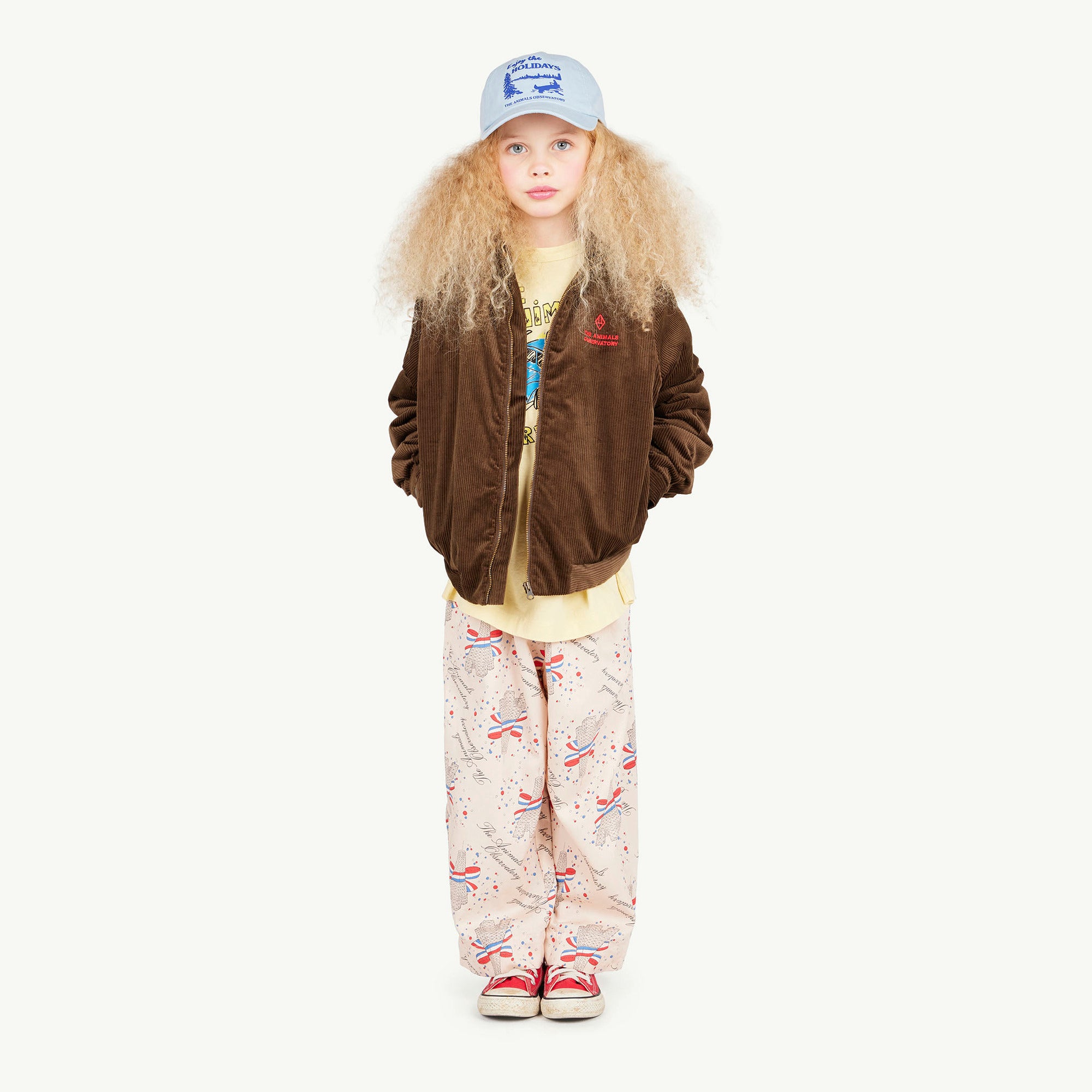 Boys & Girls Brown Corduroy Padded Jacket