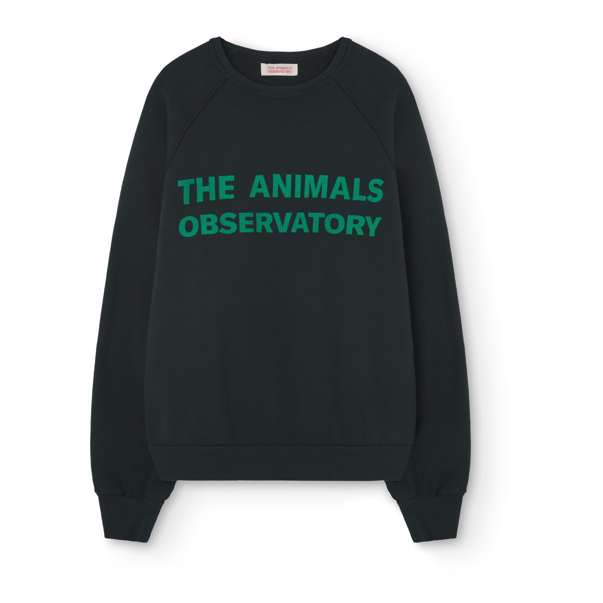 Women Dark Green Logo Cotton Sweatshirt