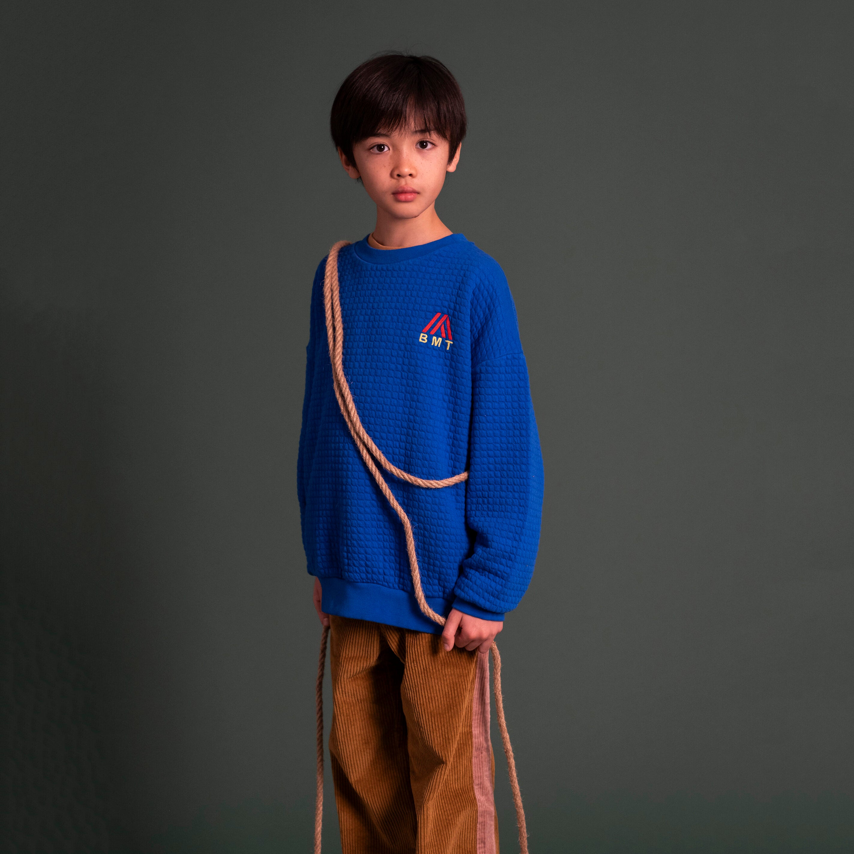 Boys & Girls Blue Cotton Sweatshirt