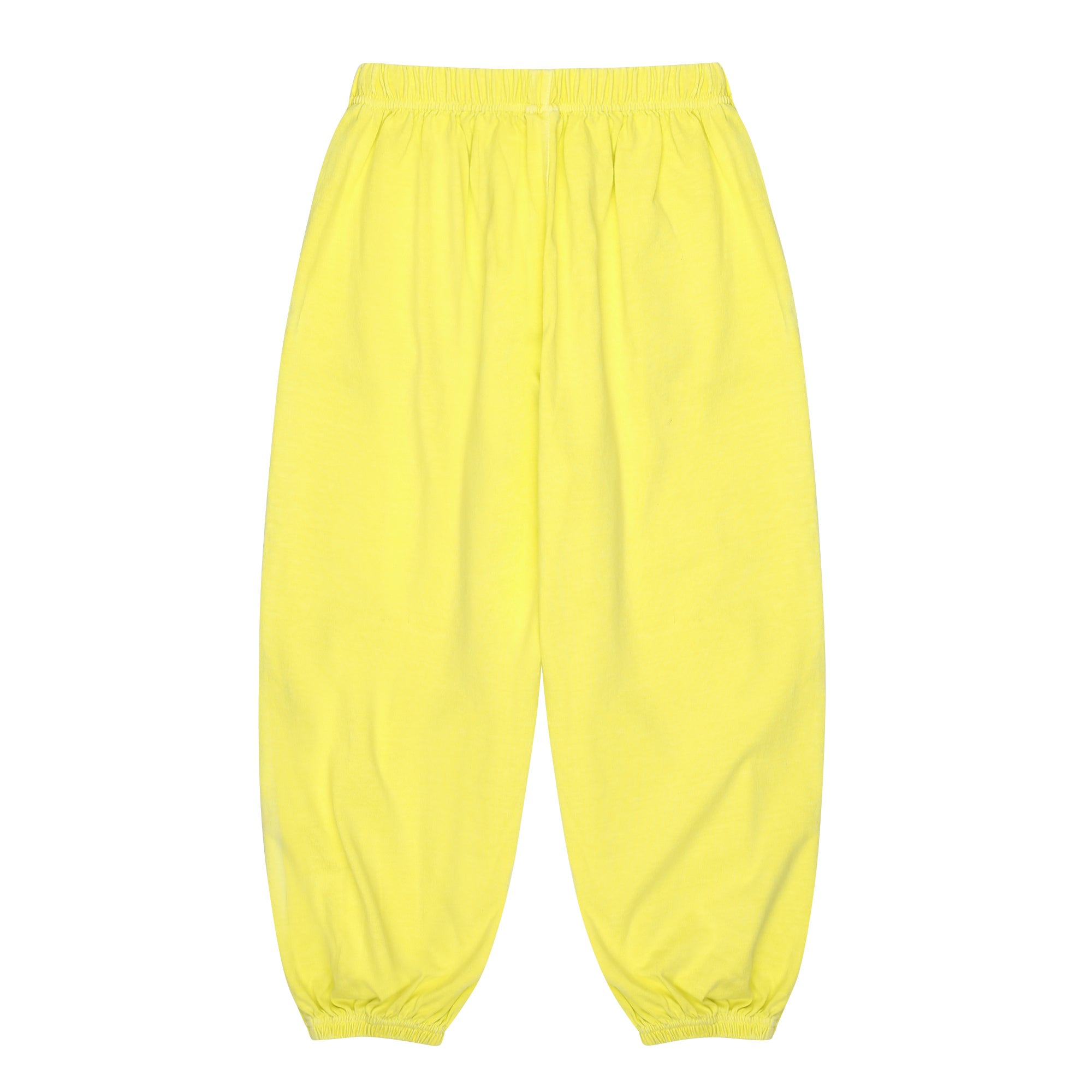 Boys & Girls Yellow Cotton Trousers