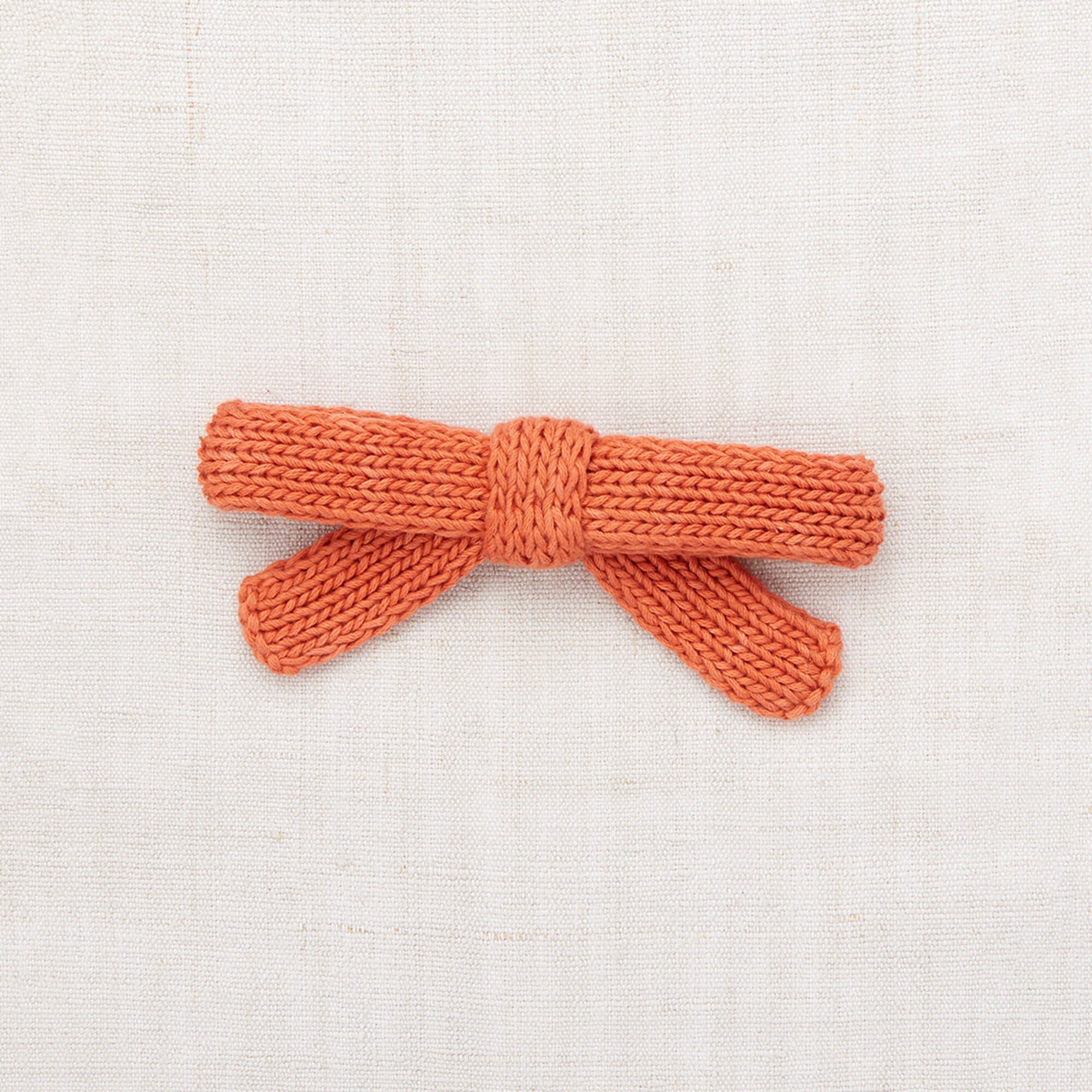 Girls Orange Bow Hair Clips