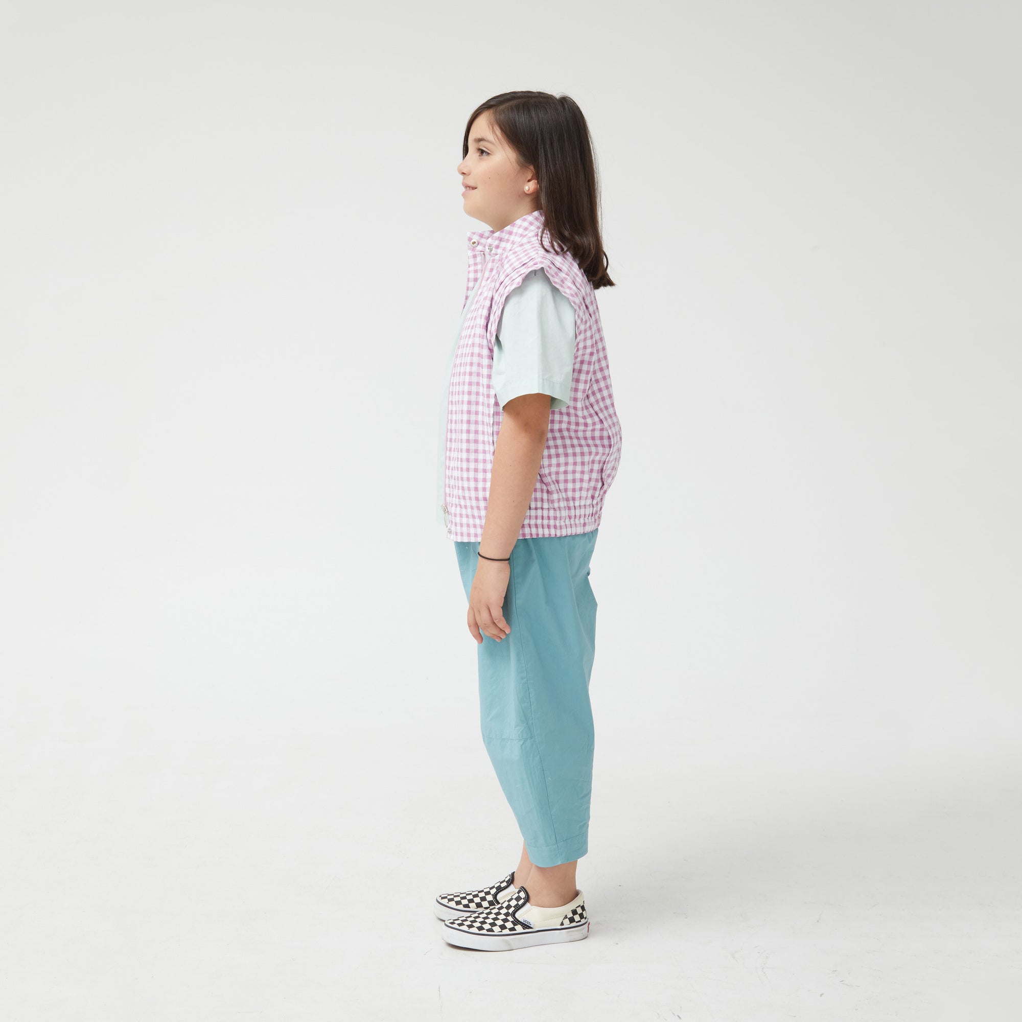 Boys & Girls Blue Cotton Trousers