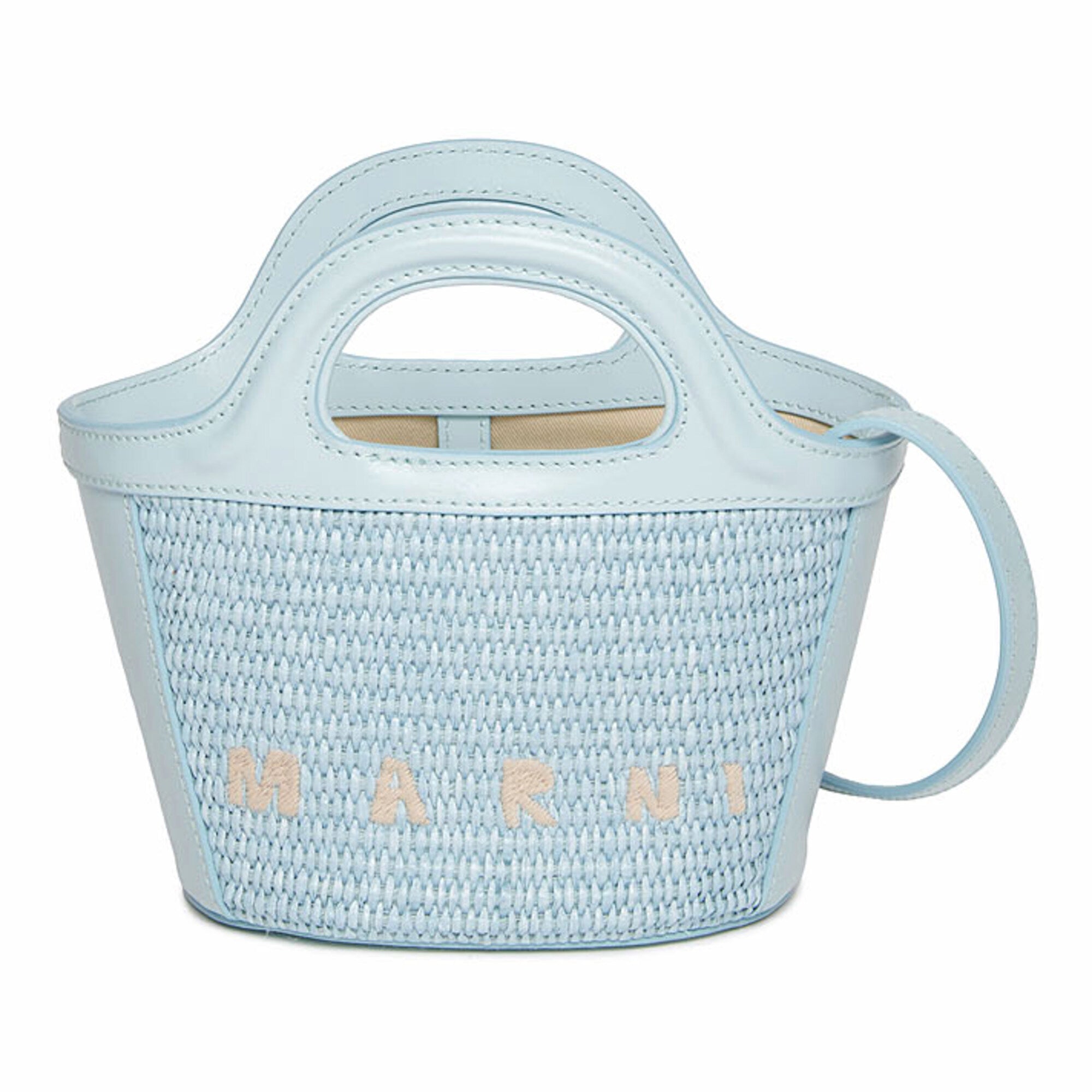 Girls Light Blue Logo Shoulder Bag