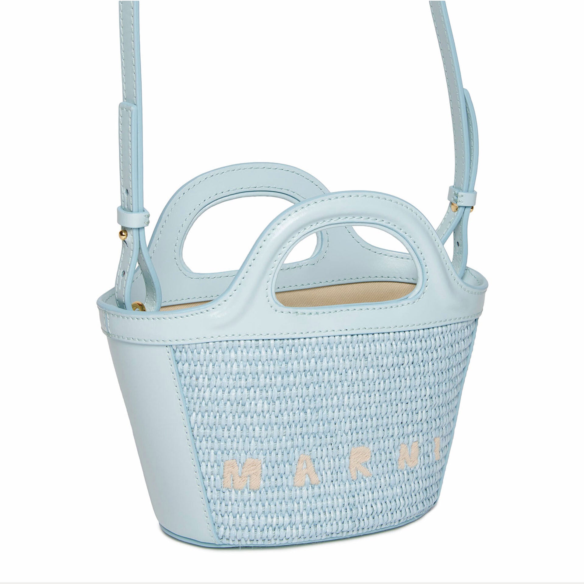 Girls Light Blue Logo Shoulder Bag