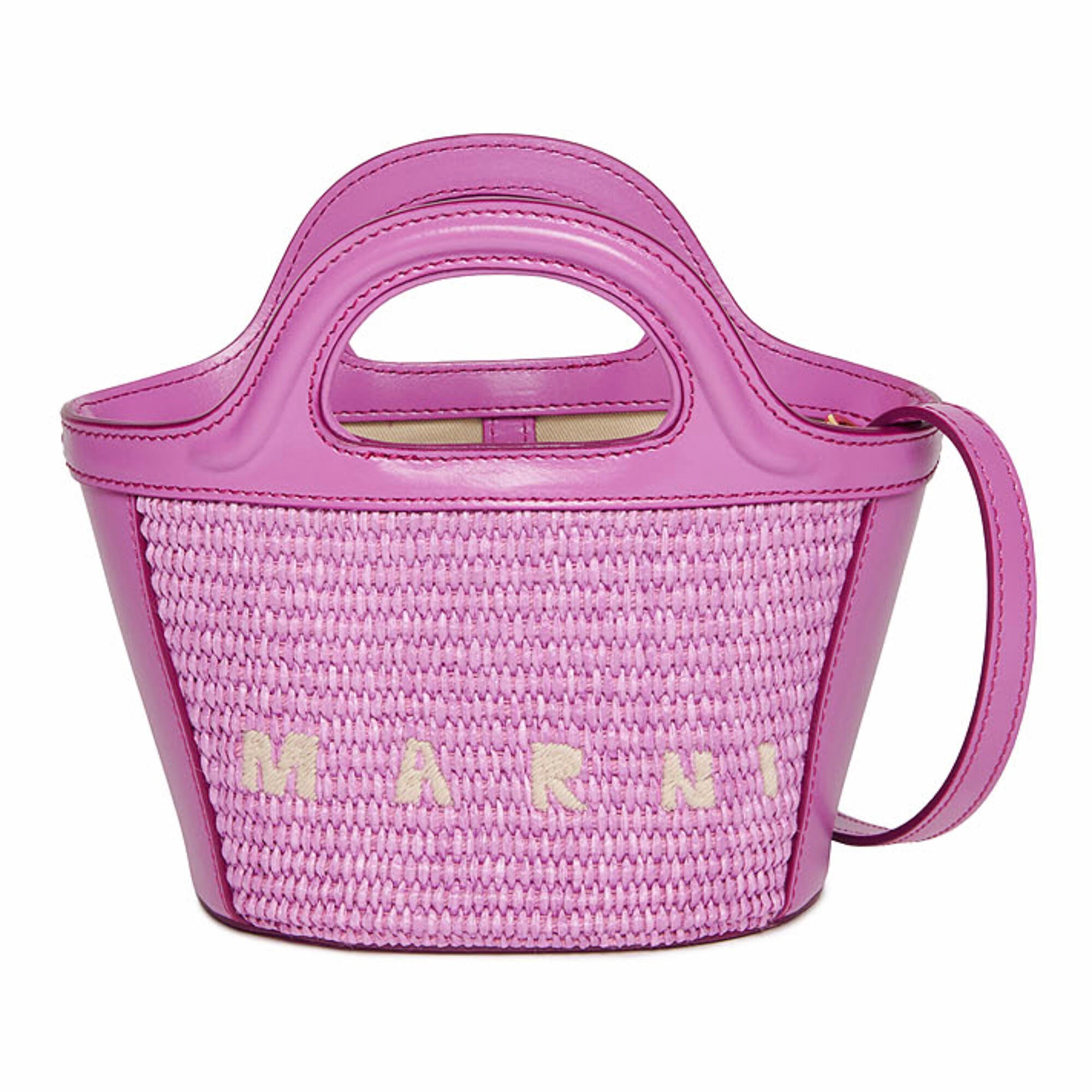 Girls Fuchsia Logo Shoulder Bag