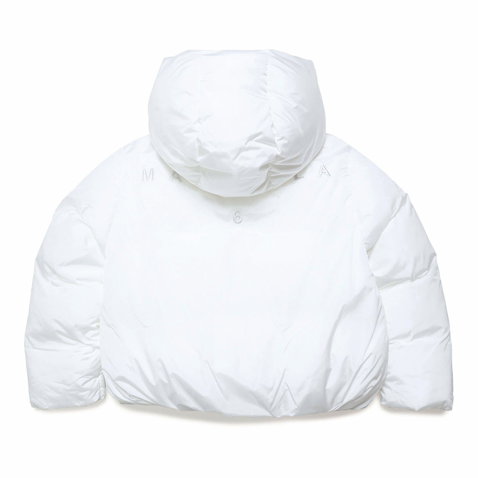 Girls White Padded Jacket