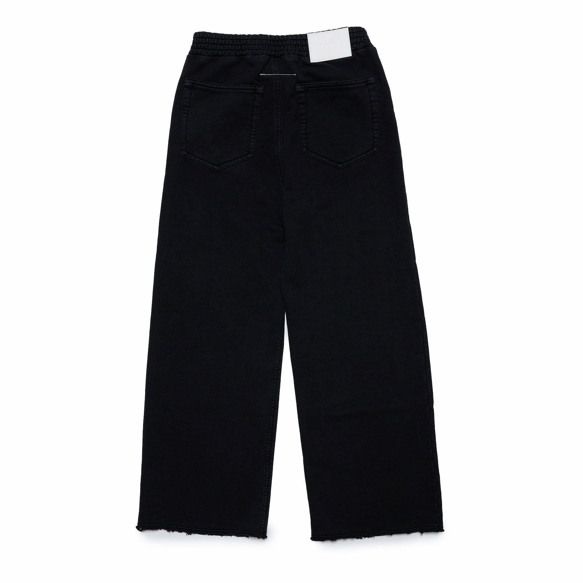 Girls Black Cotton Trousers