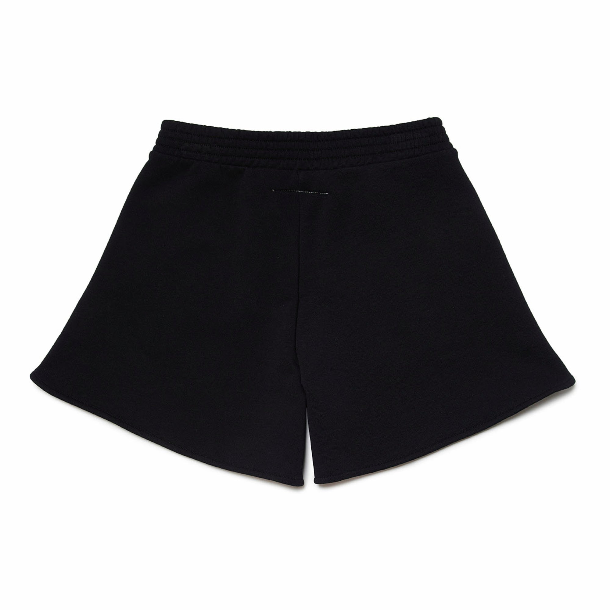 Boys & Girls Black Logo Cotton Shorts