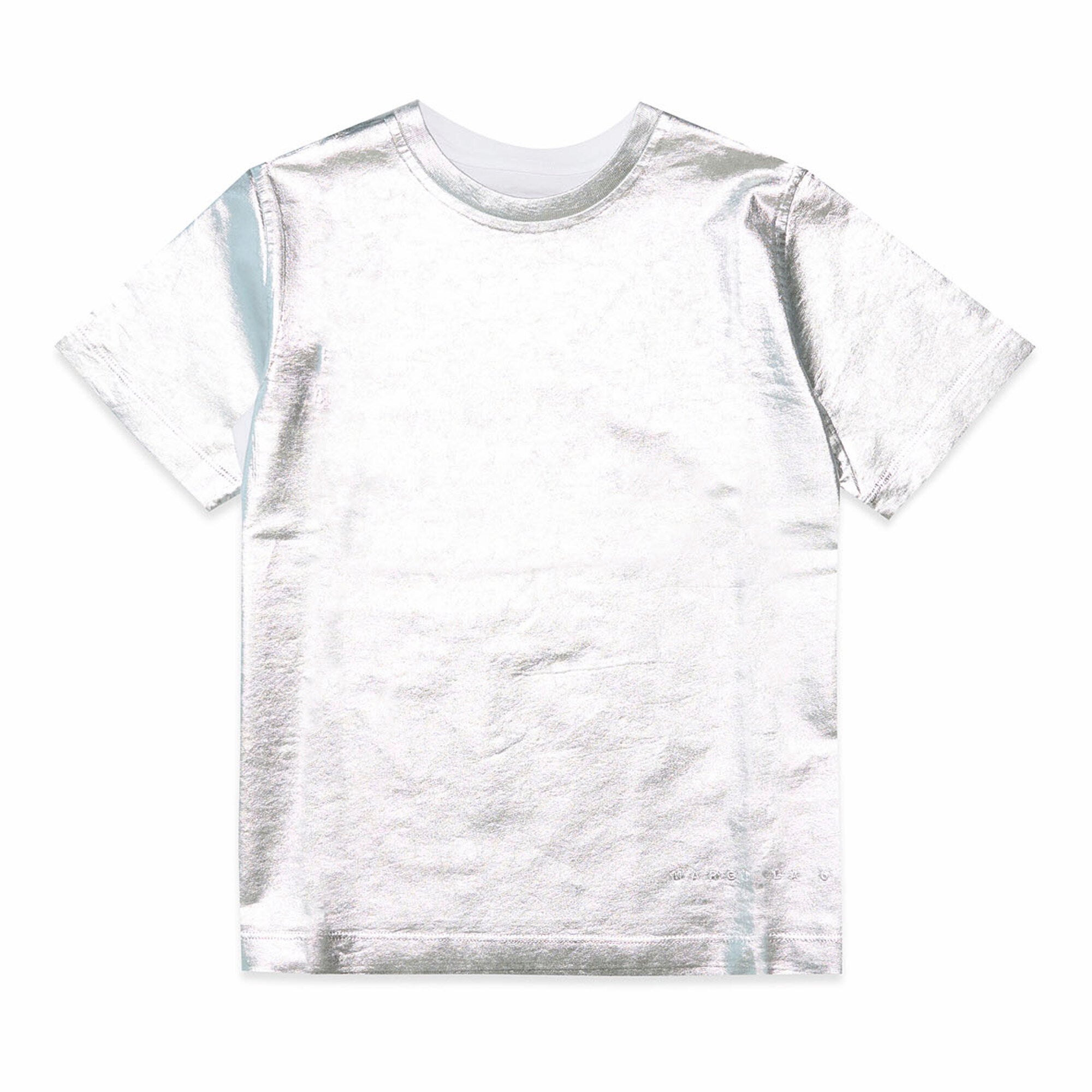 Boys & Girls White Cotton T-Shirt