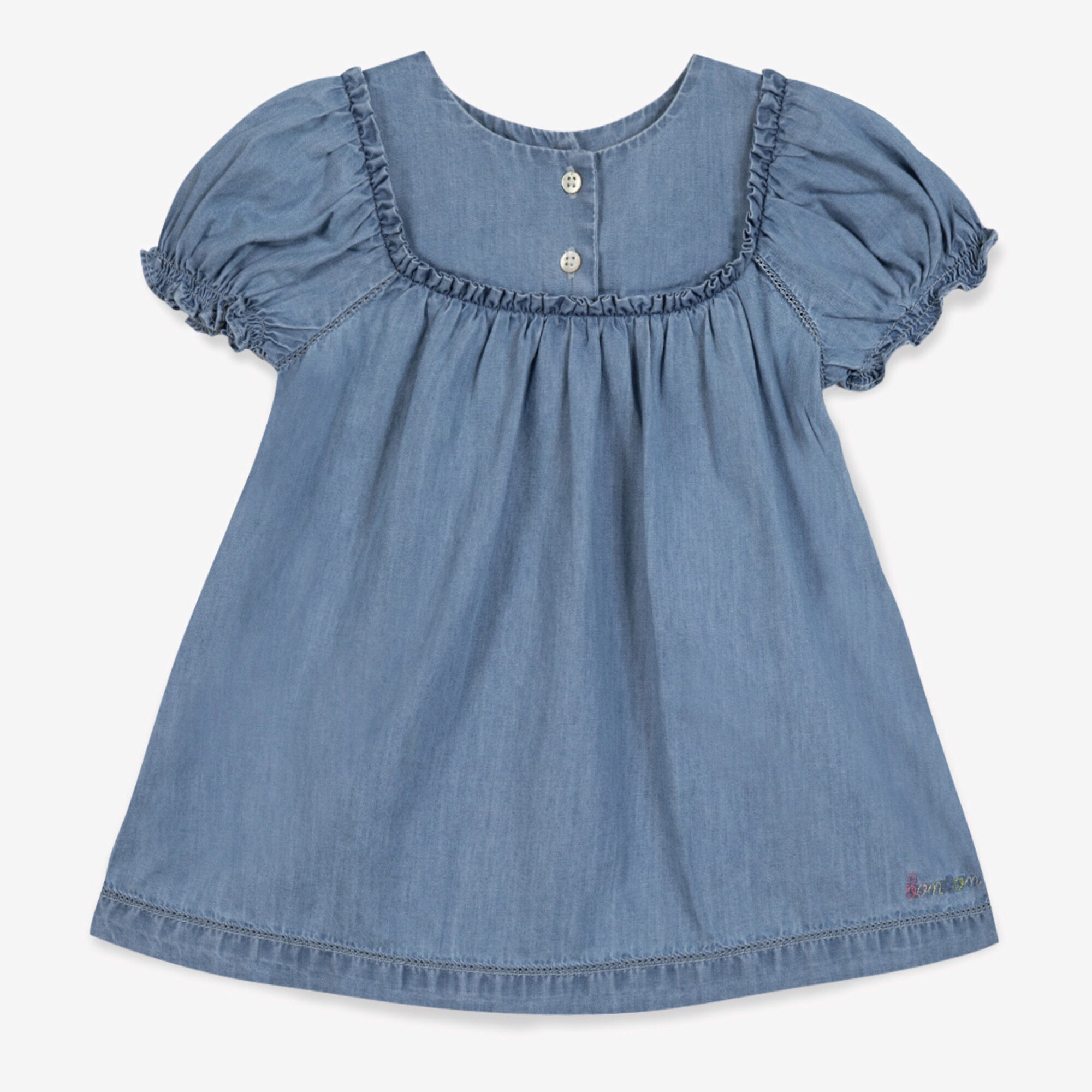 Baby Girls Blue Denim Dress