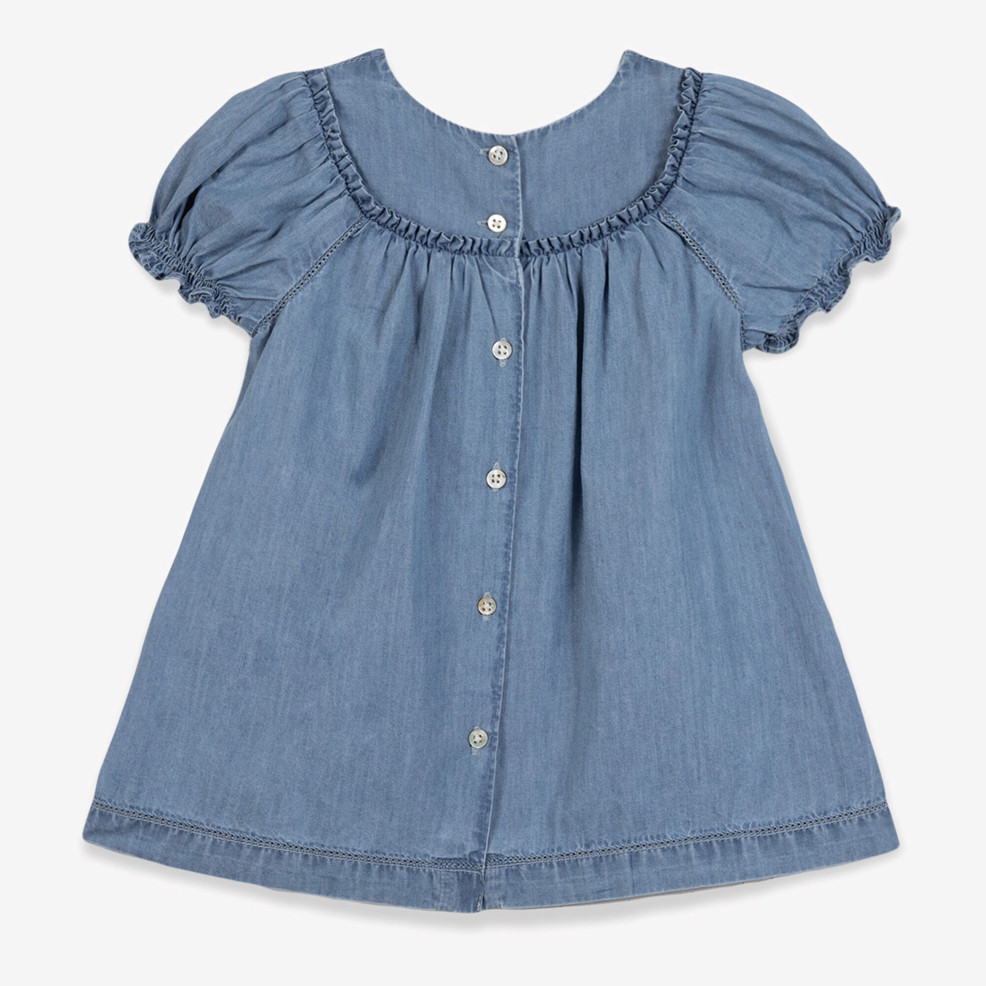 Baby Girls Blue Denim Dress