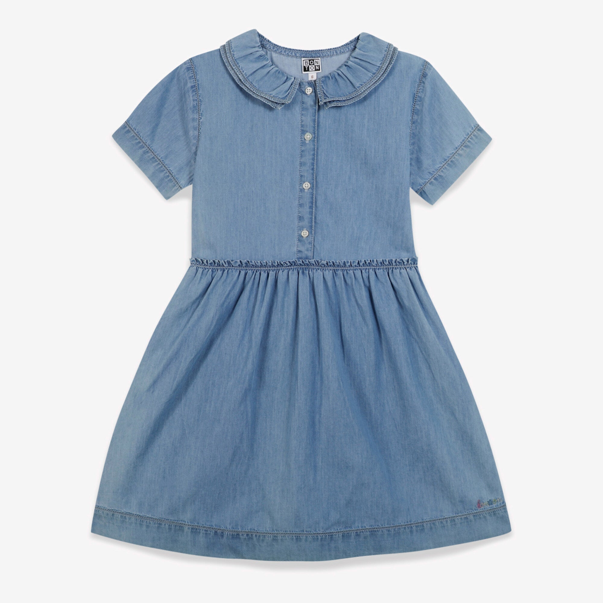 Girls Blue Denim Dress