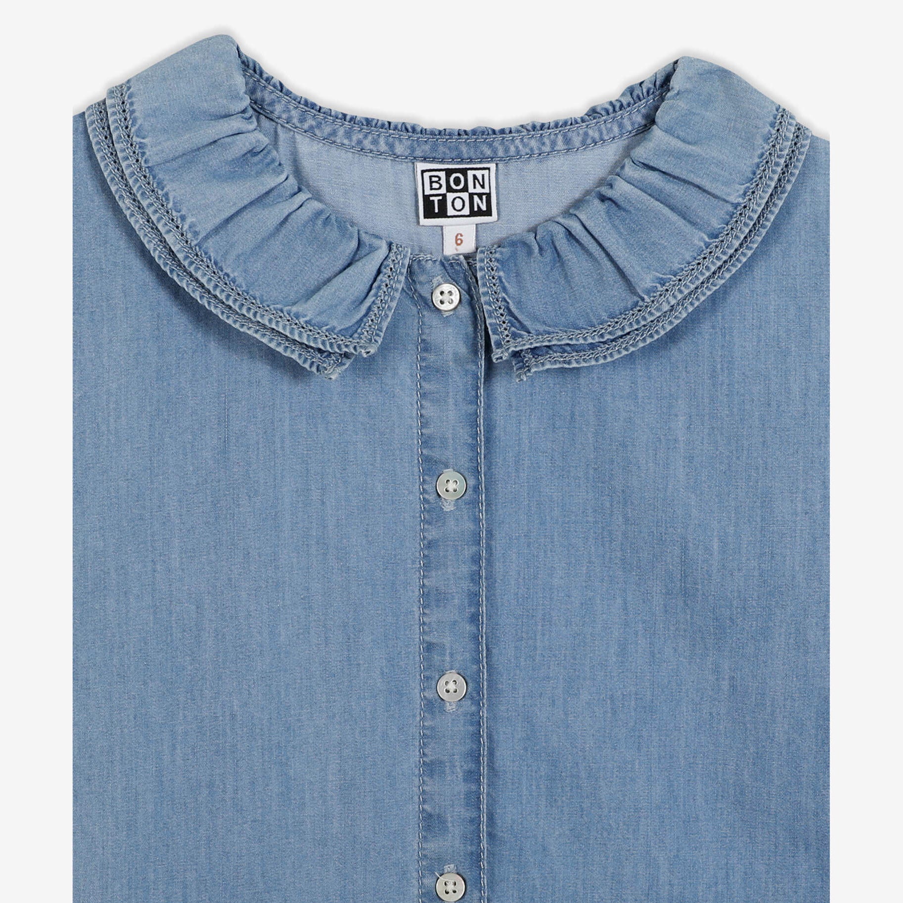 Girls Blue Denim Dress