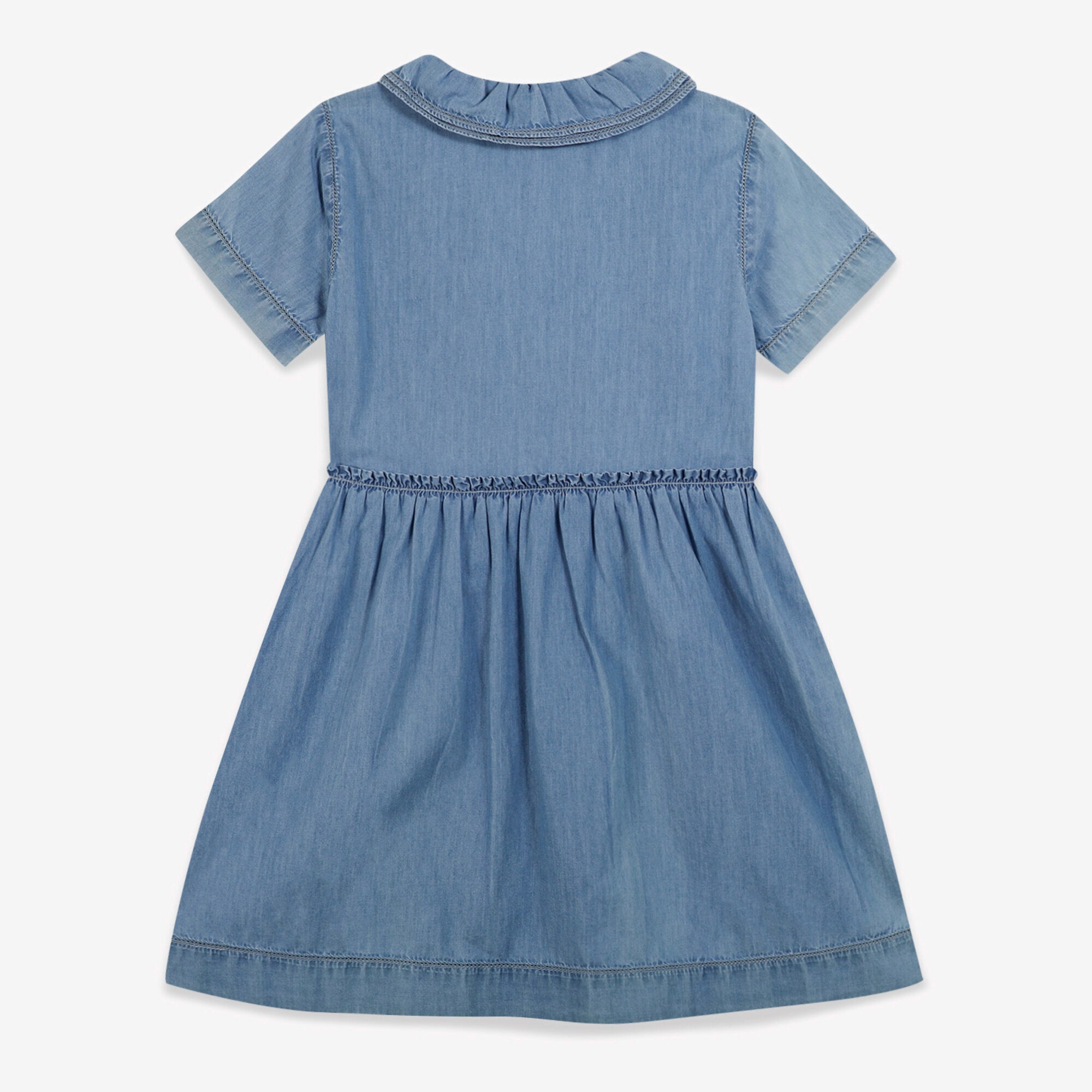 Girls Blue Denim Dress