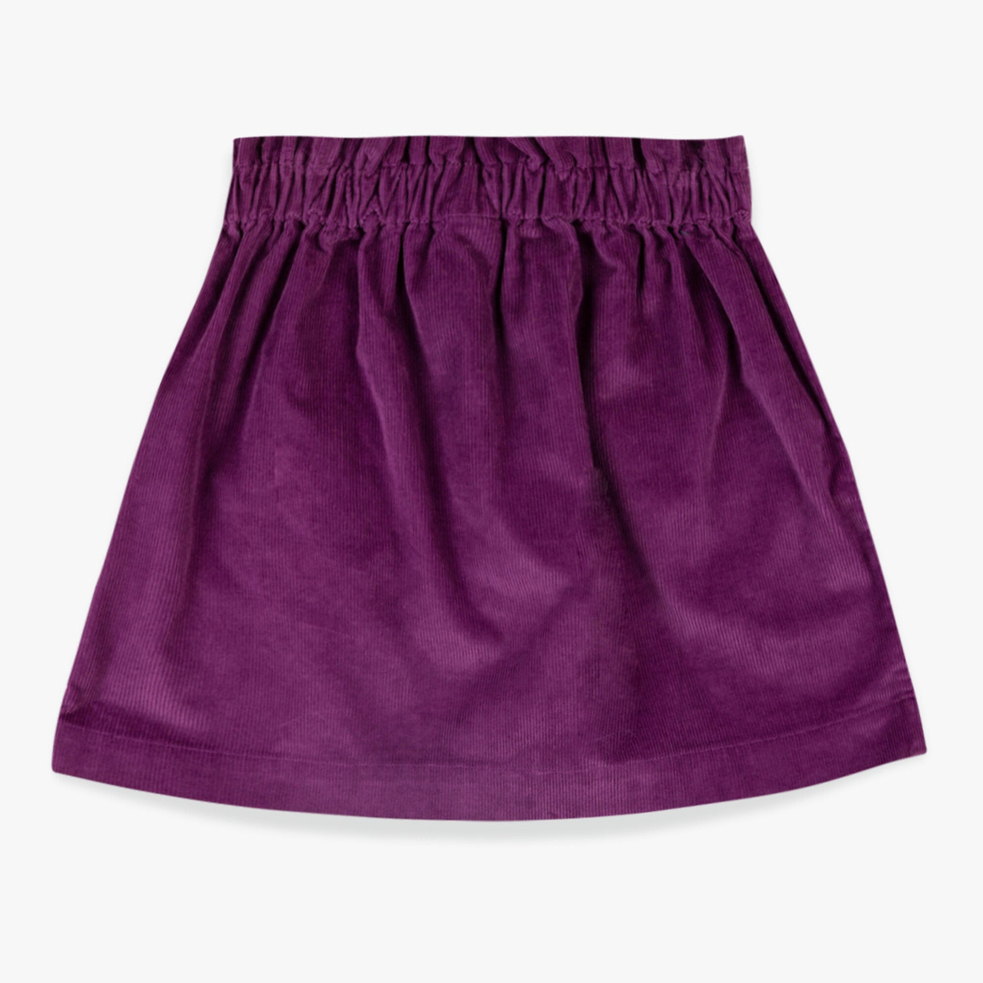 Girls Purple Corduroy Skirt