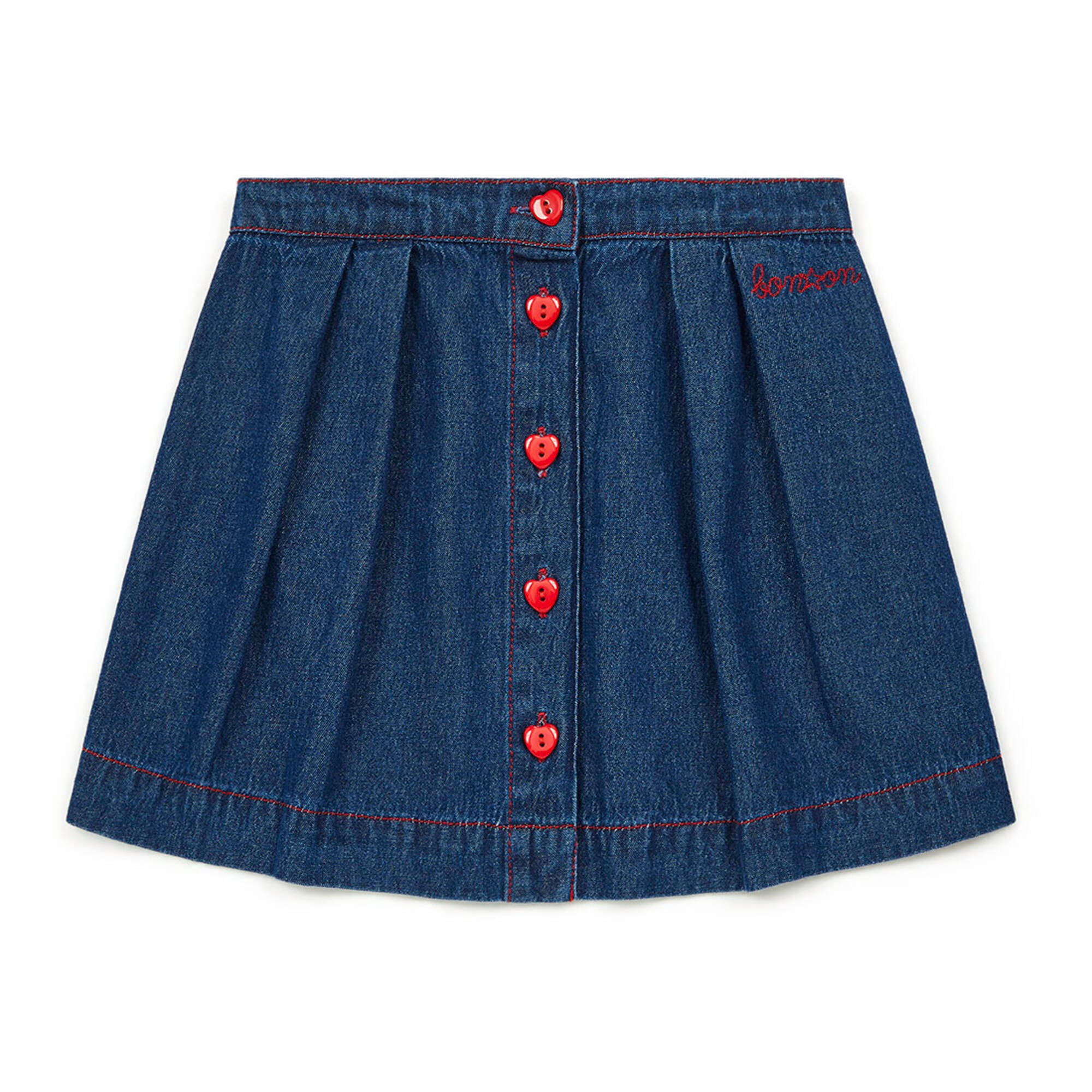 Girls Blue Denim Skirt