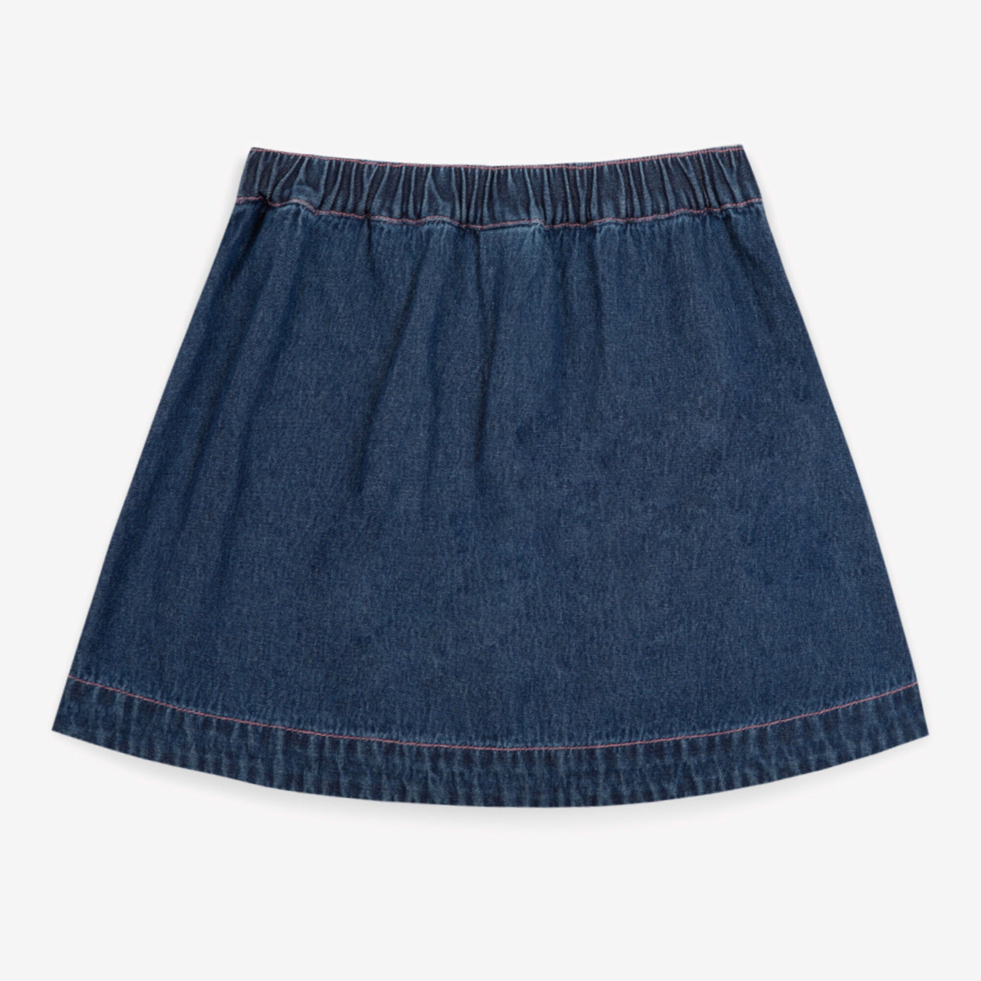 Girls Dark Blue Denim Skirt