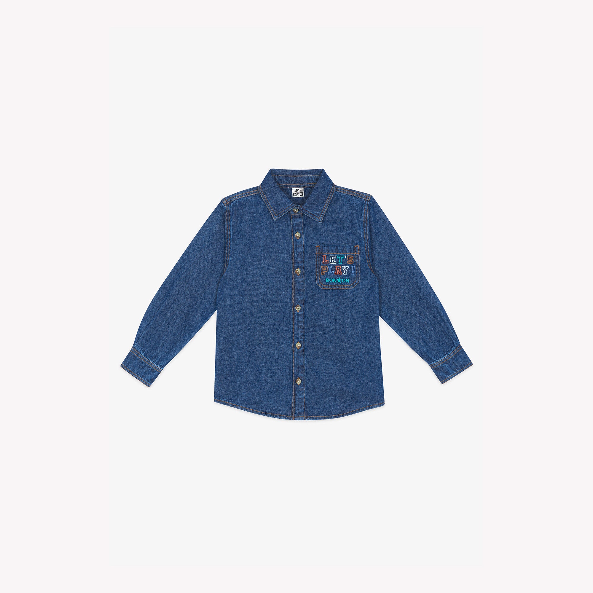 Boys Blue Denim Shirt