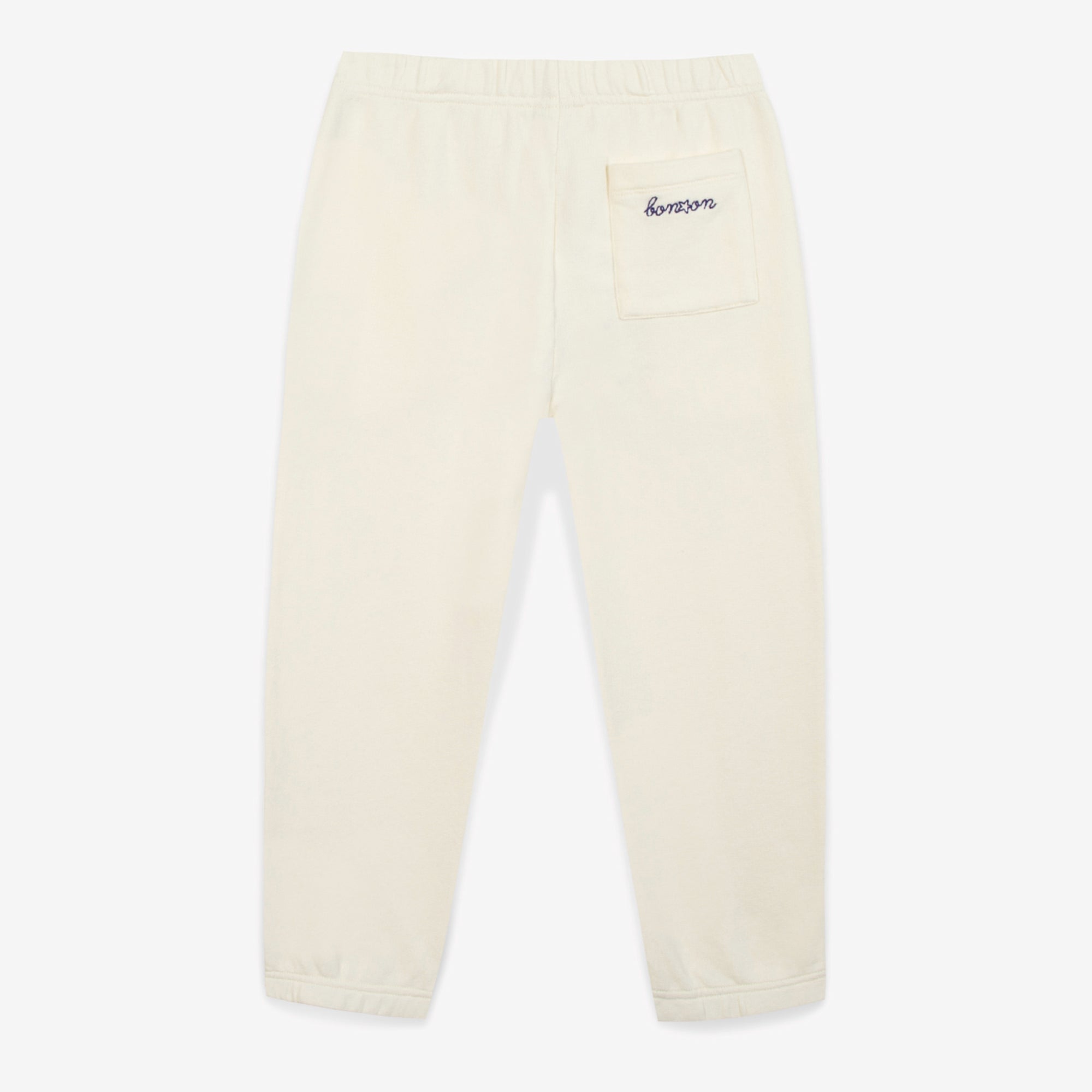 Girls White Cotton Trousers