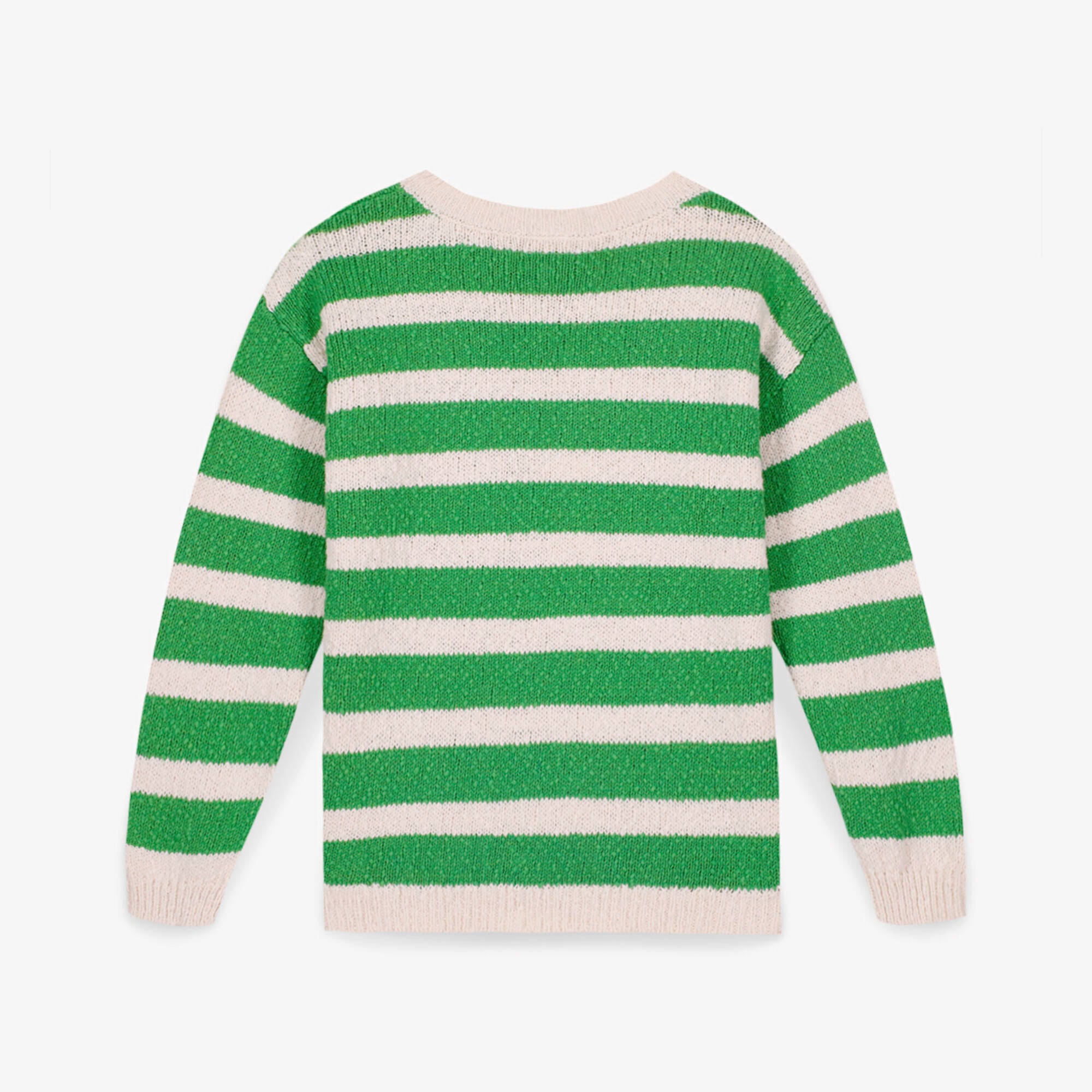 Boys & Girls Green Stripes Sweater