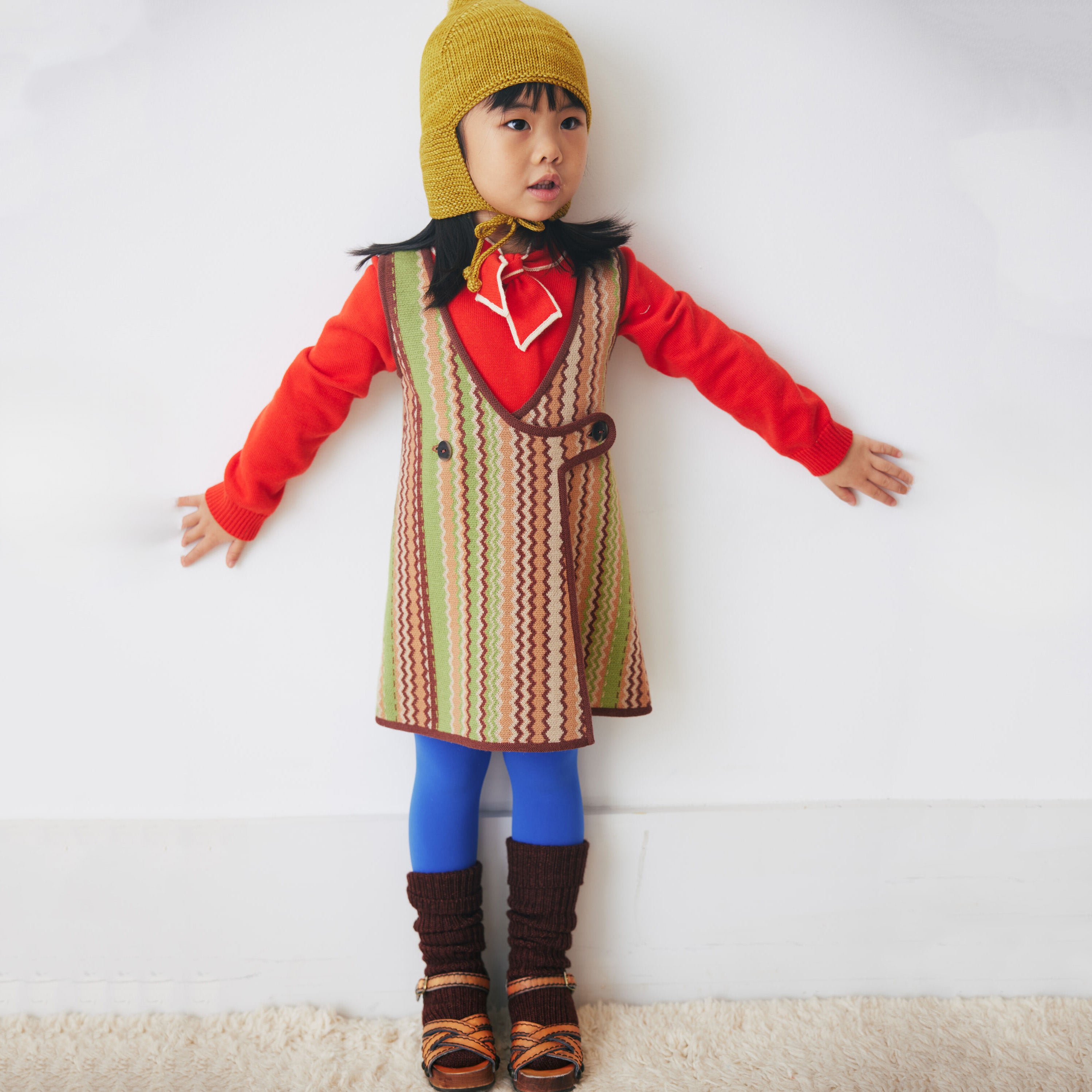 Boys & Girls Red Cotton Sweater