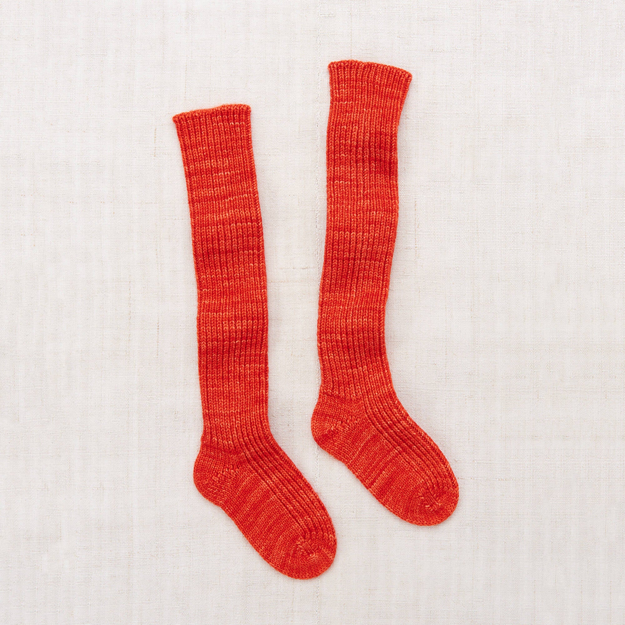 Boys & Girls Red Wool Long Socks