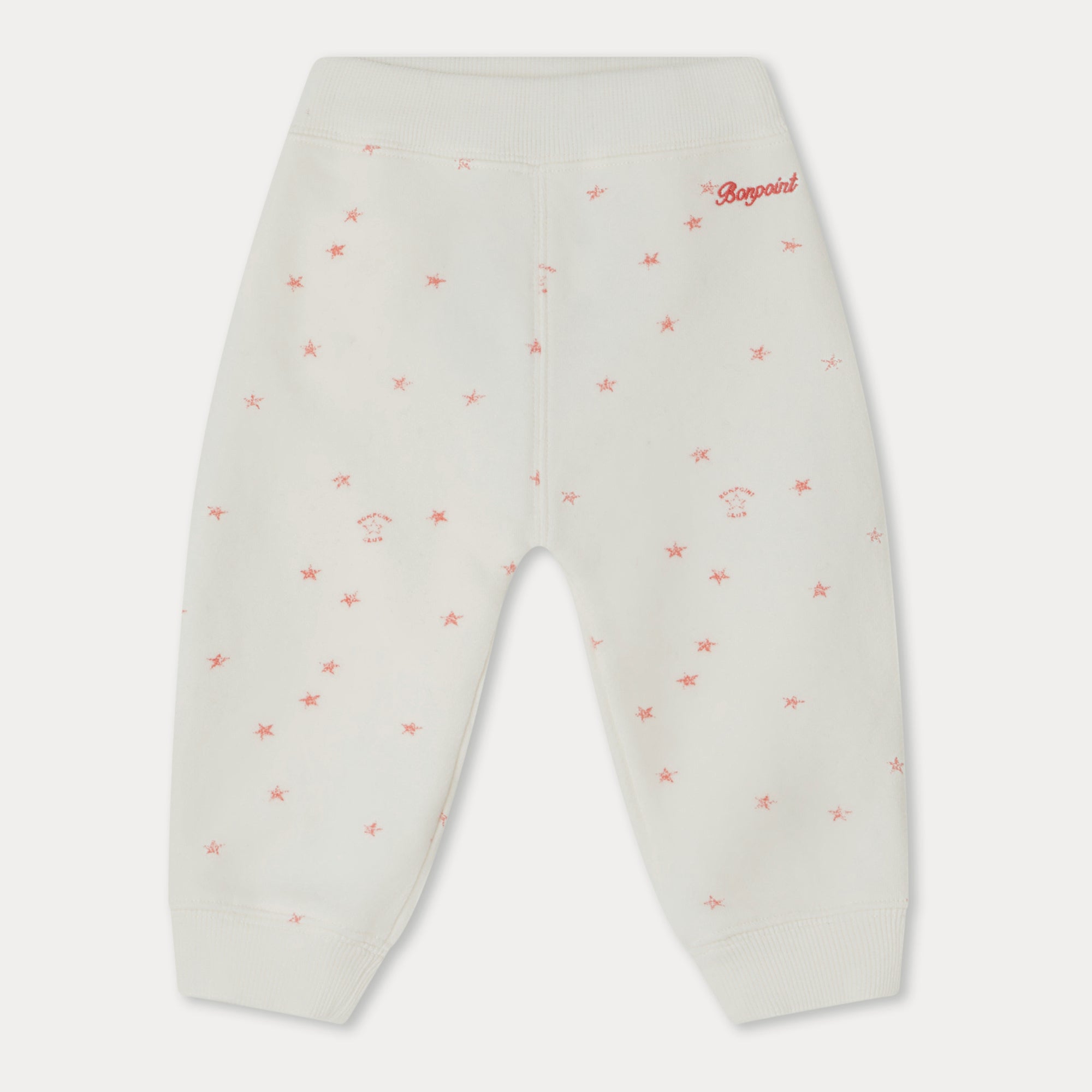 Baby Boys & Girls White Cotton Trousers