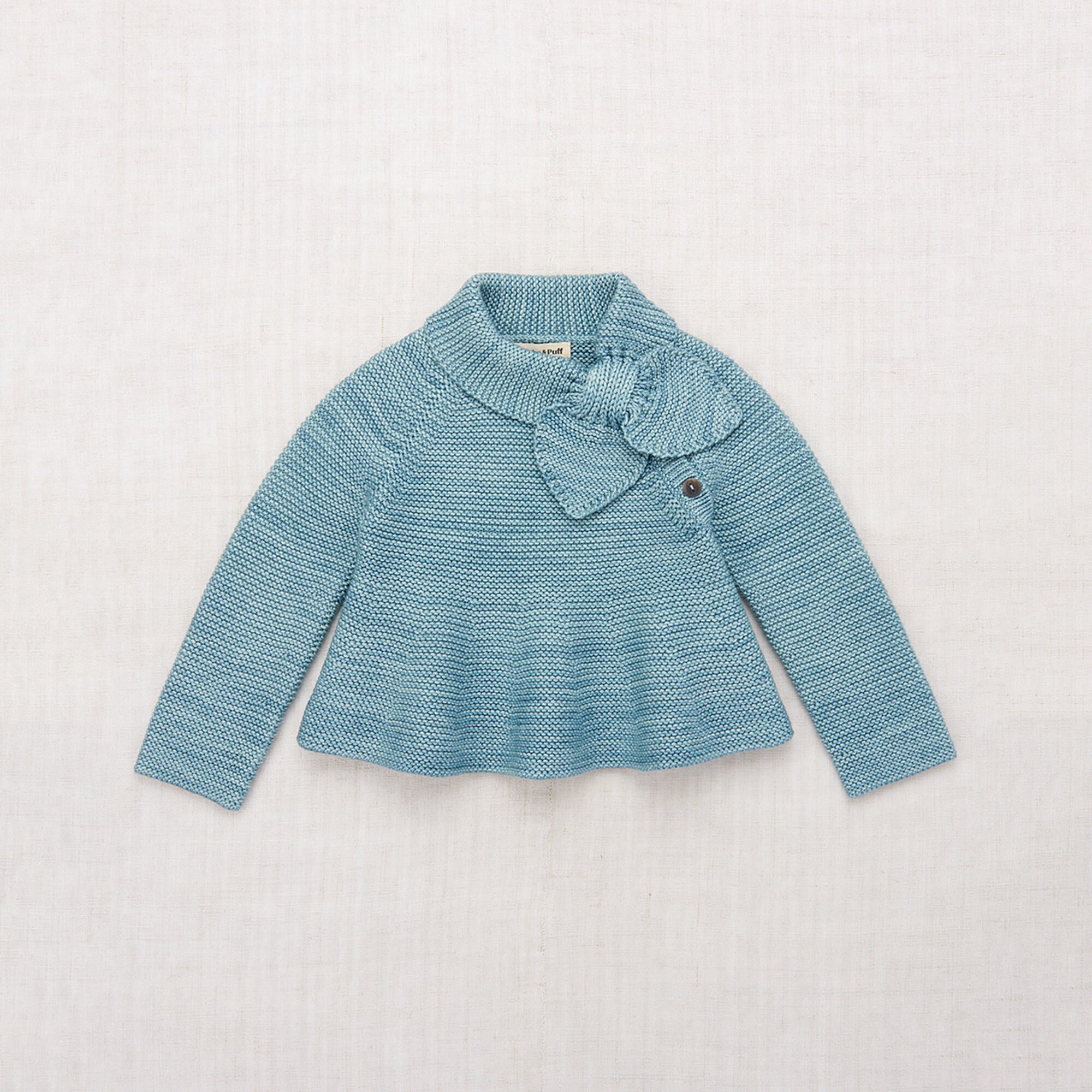 Girls Light Blue Wool Sweater