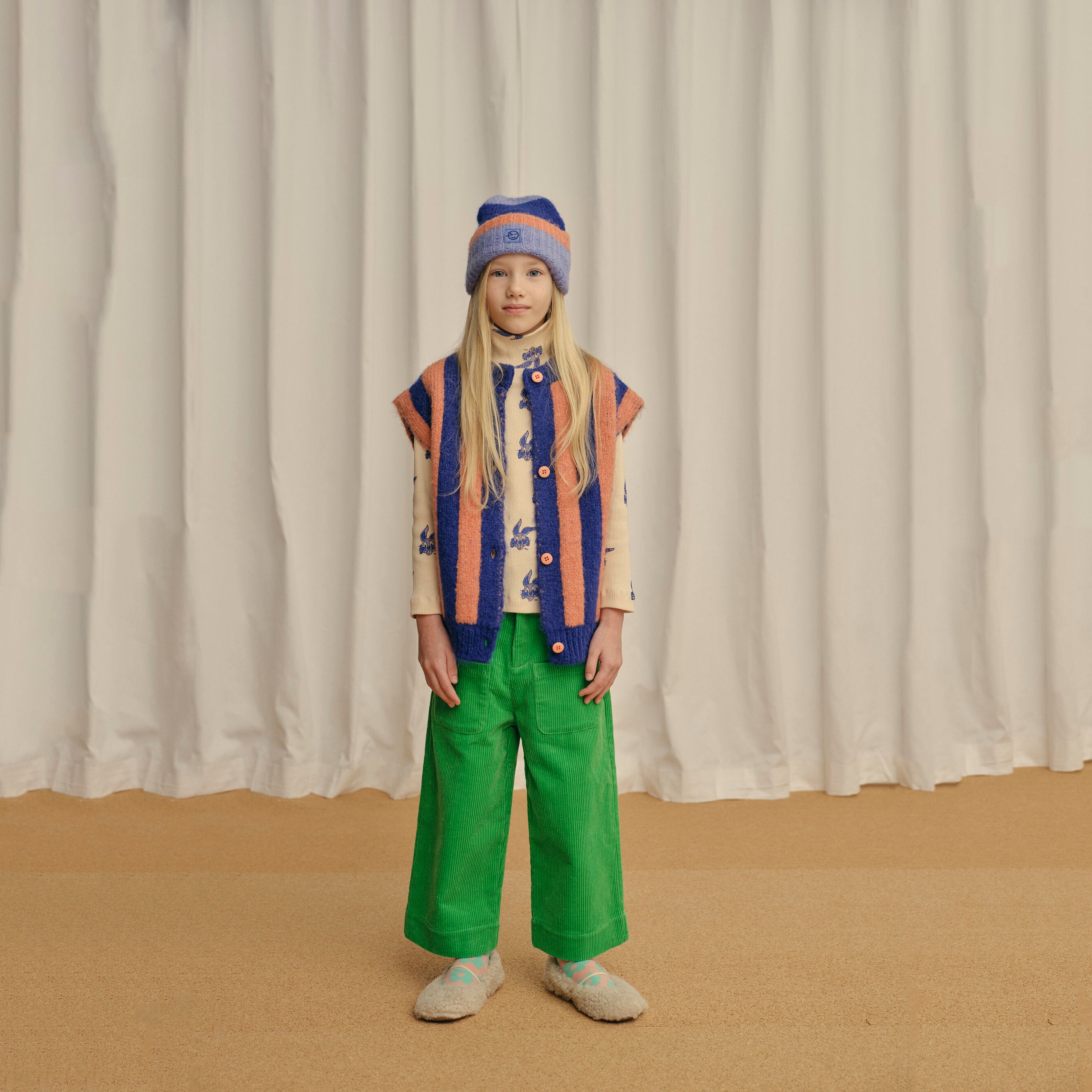 Boys & Girls Pink Stripes Gilet