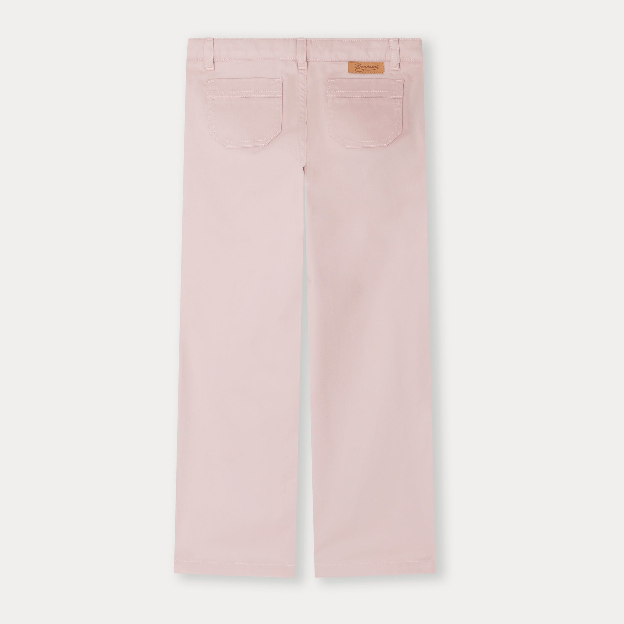 Girls Pink Cotton Trousers