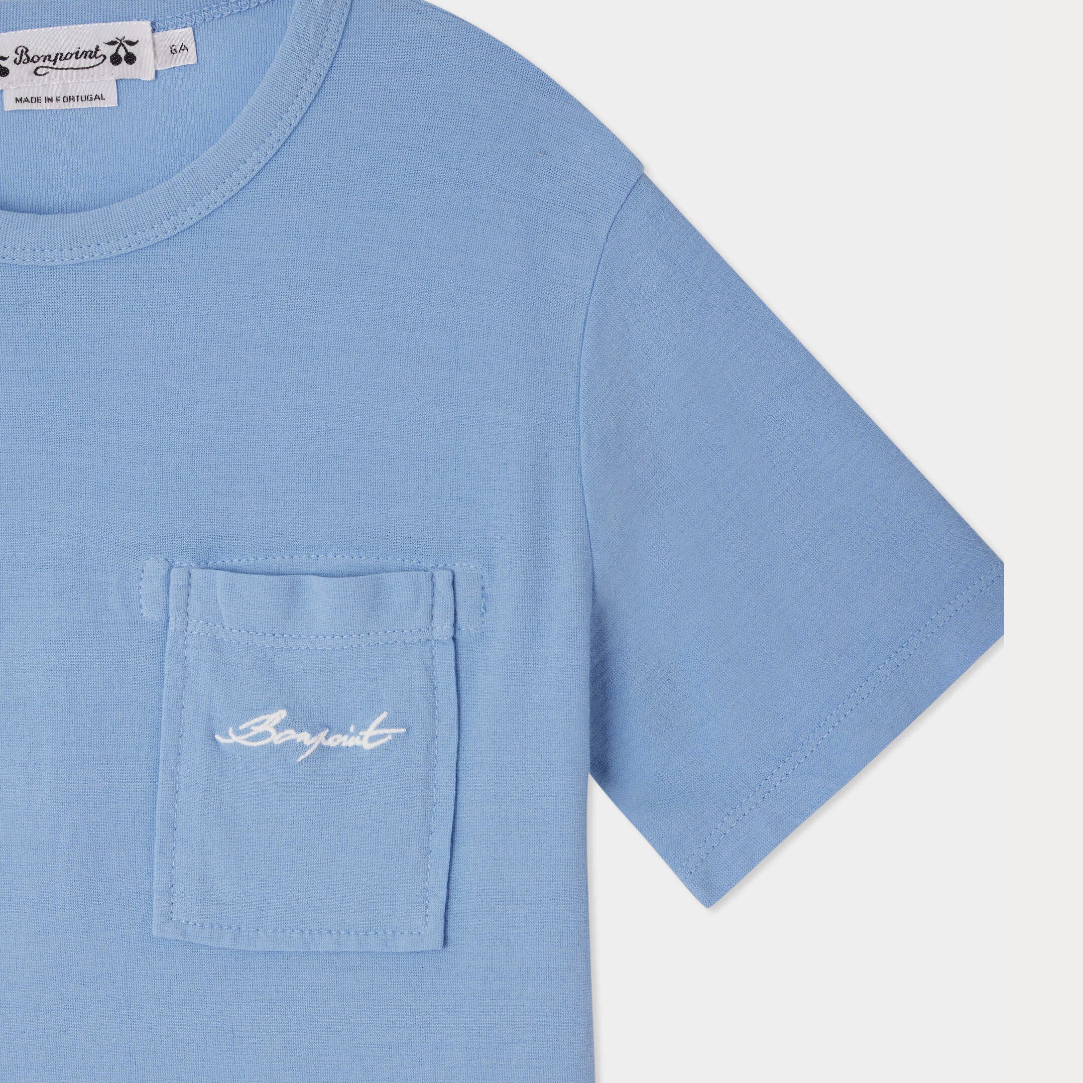 Boys Blue Cotton T-Shirt