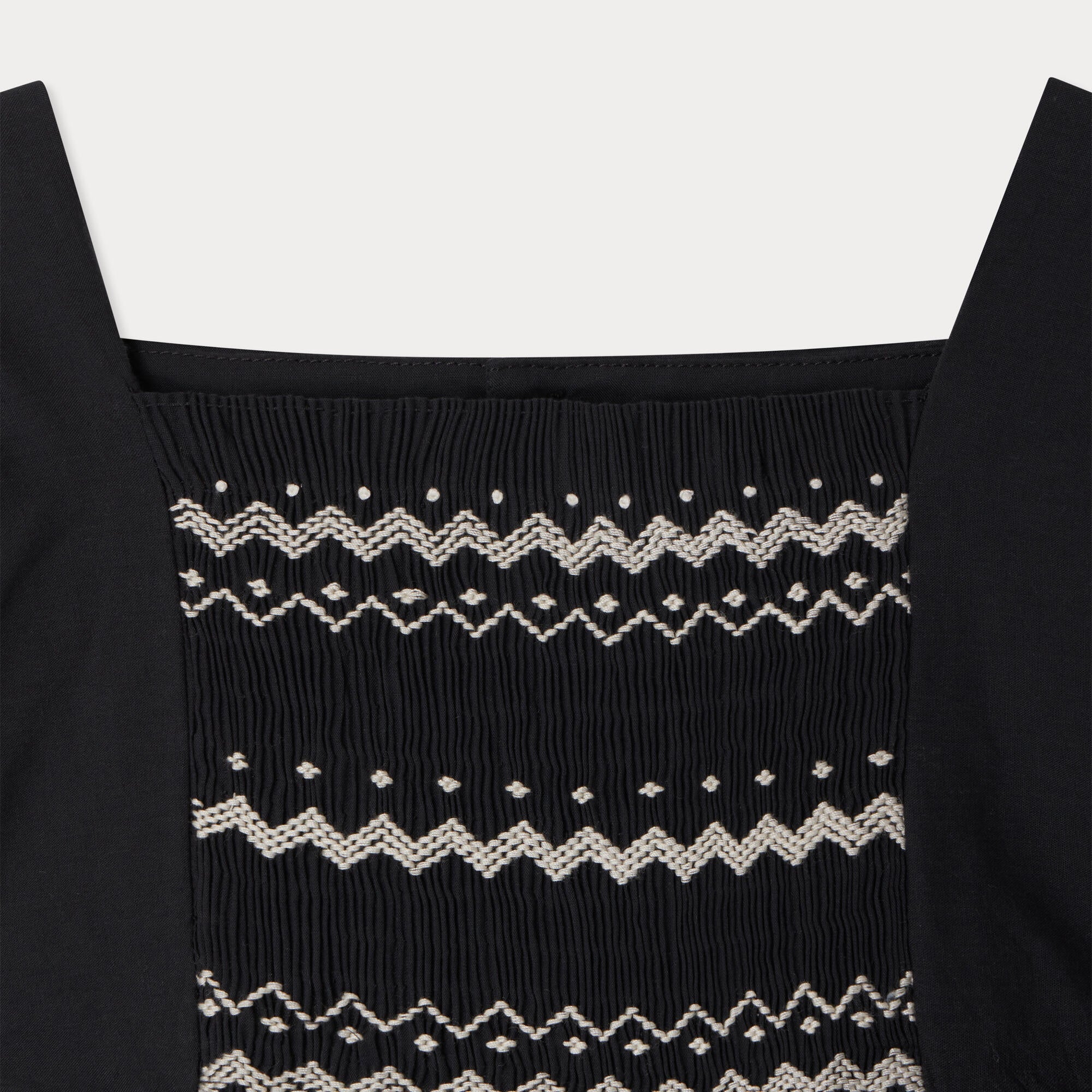 Girls Black Cotton Dress