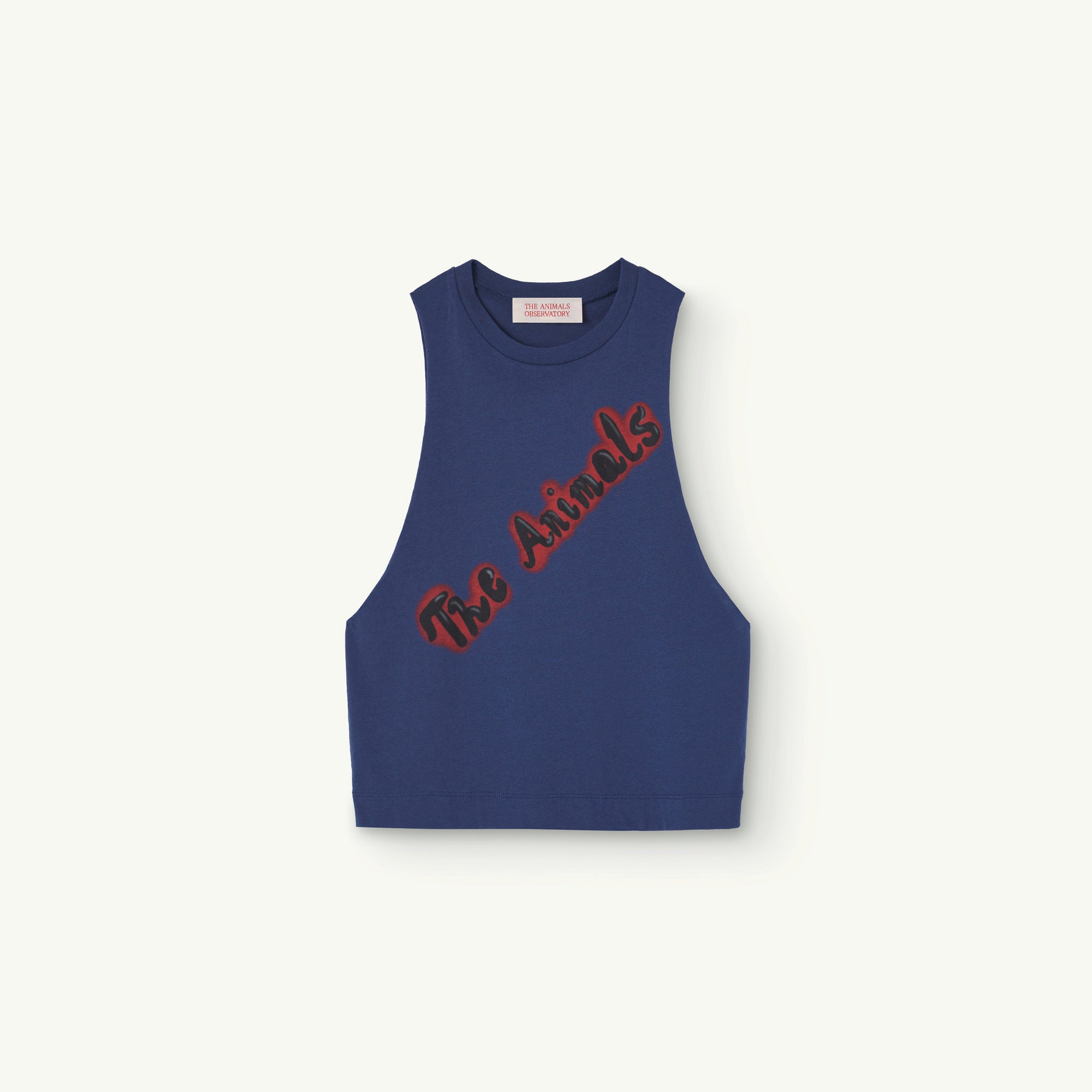 Boys & Girls Blue Logo Cotton Vest