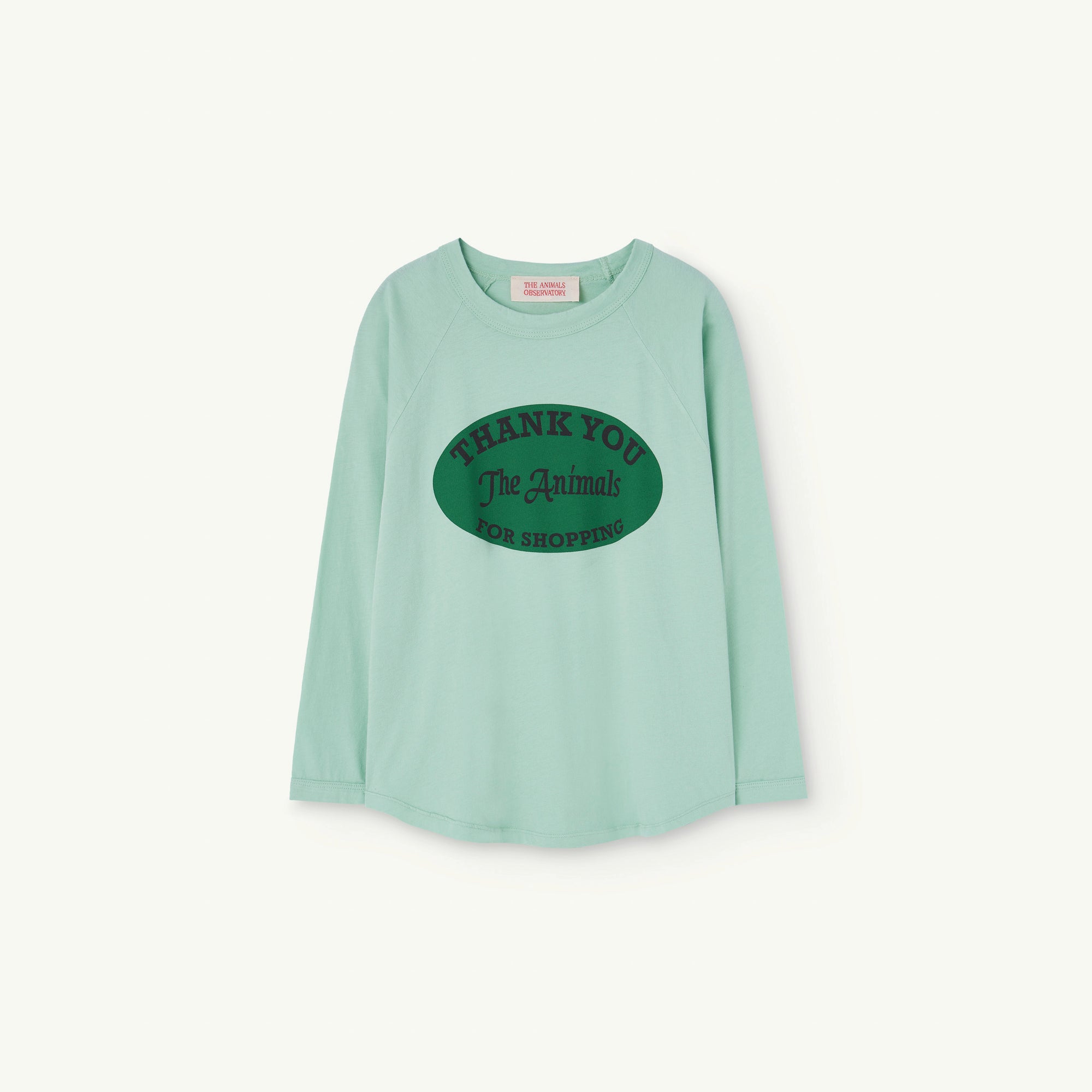 Boys & Girls Pale Green Logo Cotton T-Shirt